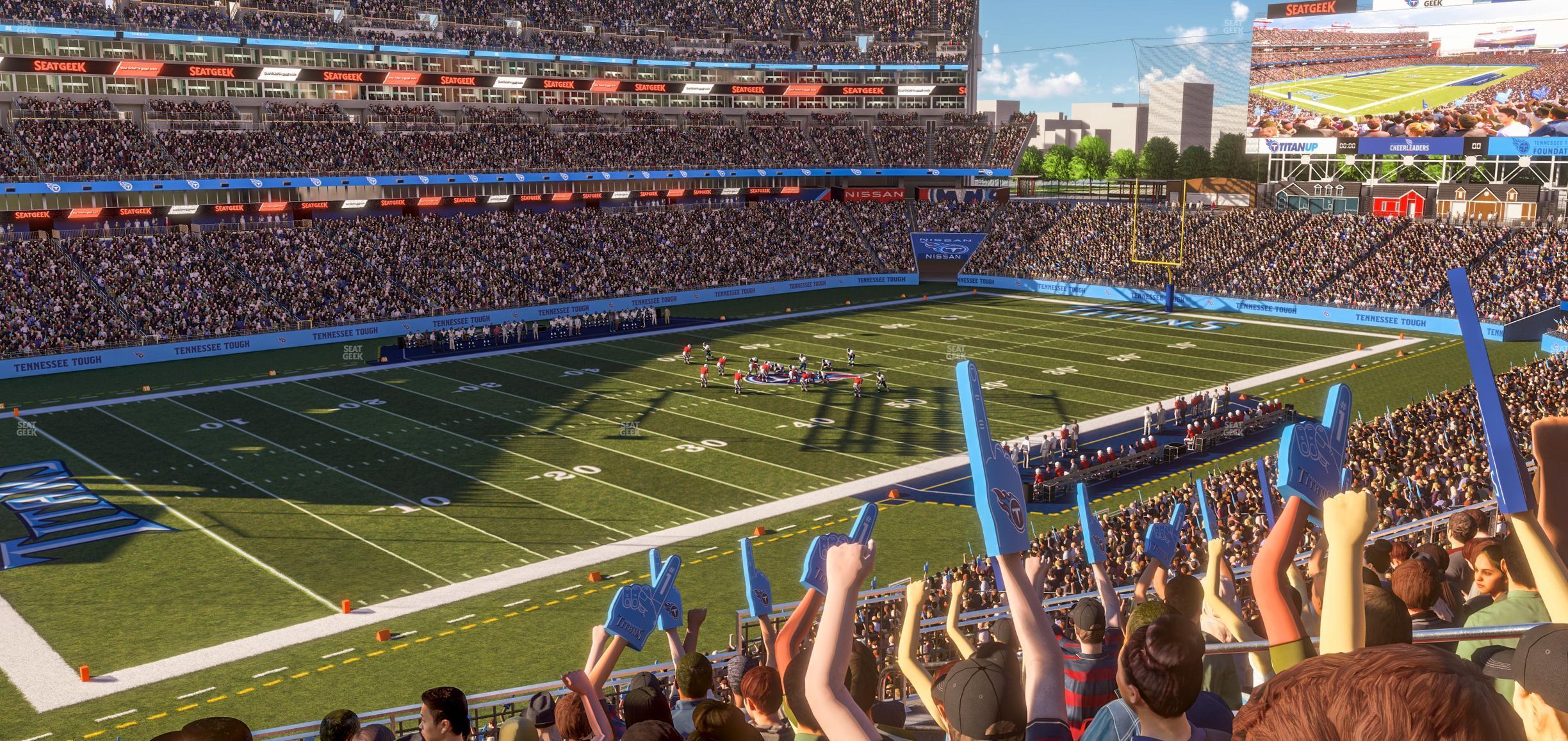 Seating view for Nissan Stadium Section 218