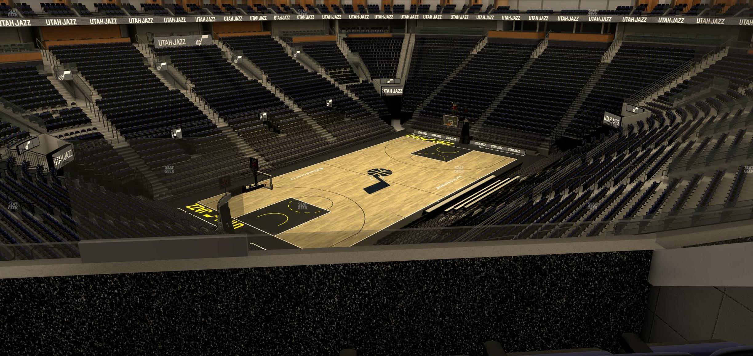 Seating view for Delta Center Section Suite 33