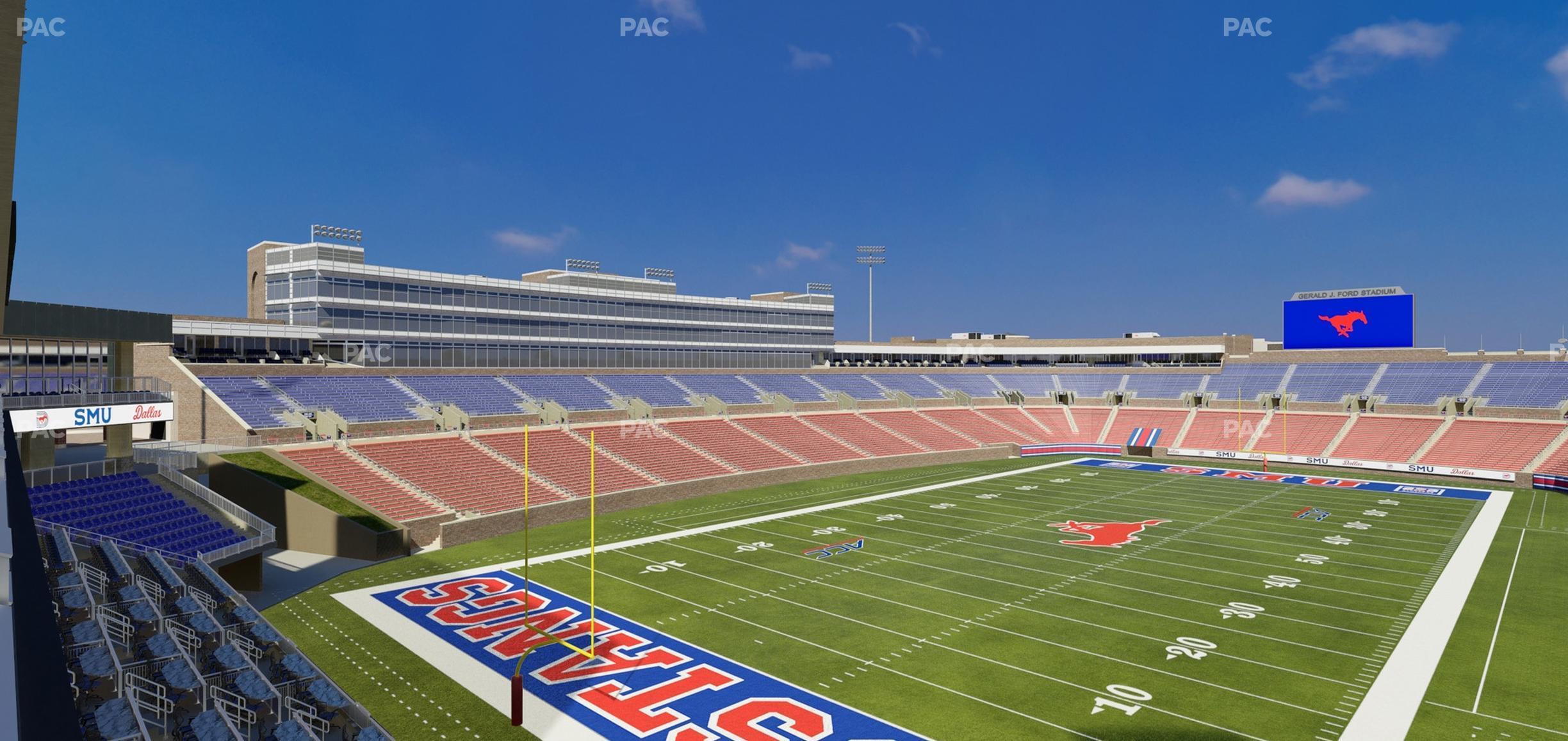 Seating view for Gerald Ford Stadium Section 330