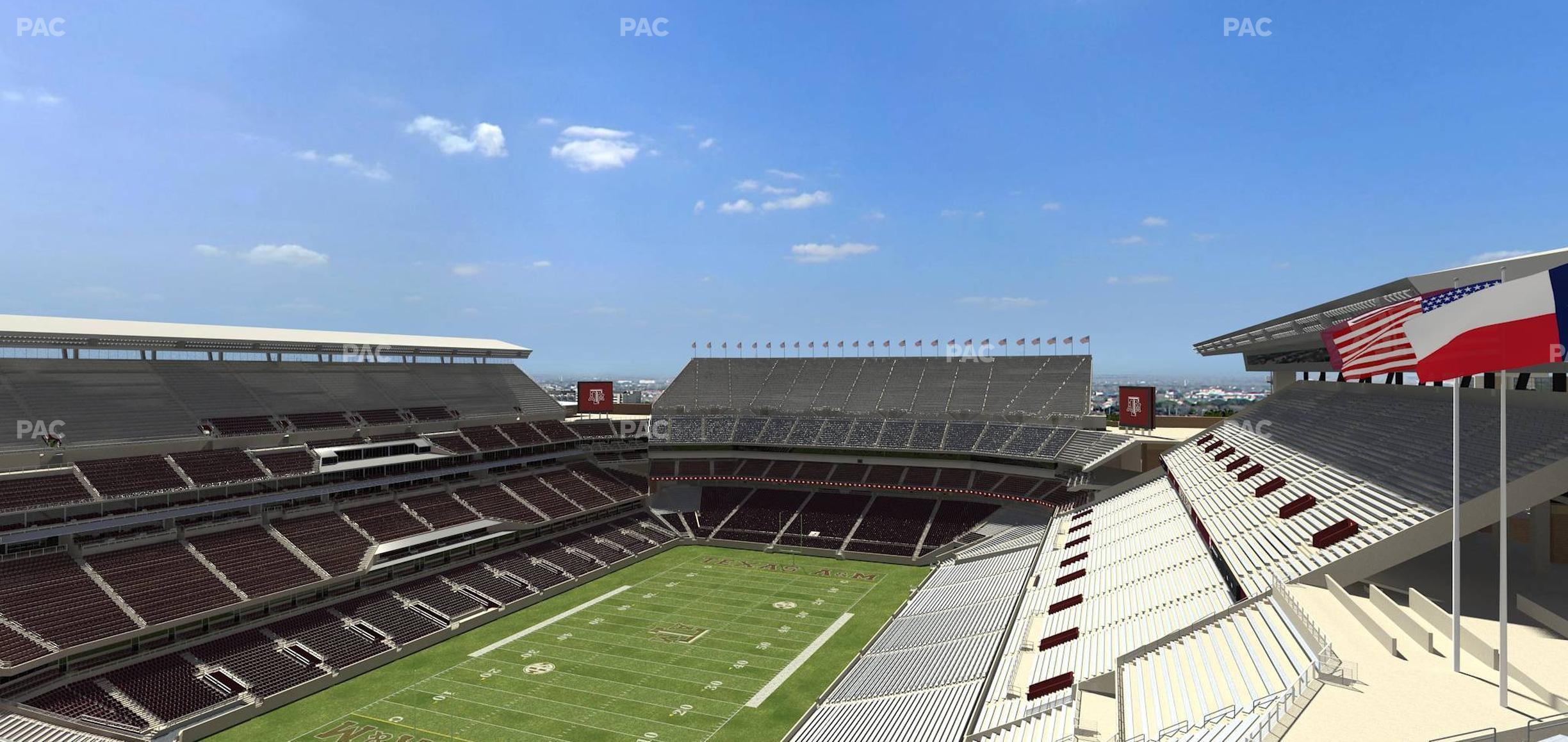 Seating view for Kyle Field Section 342