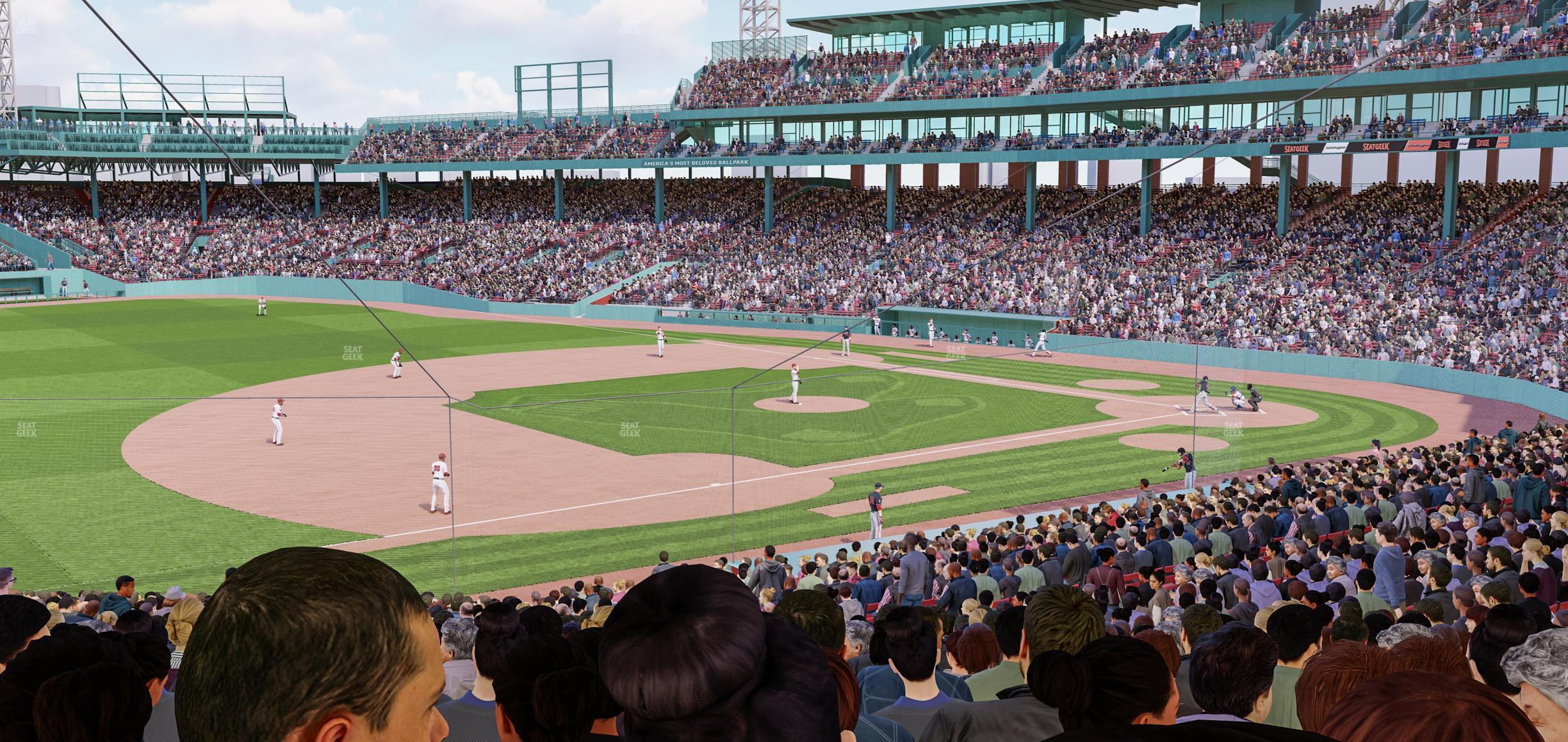 Seating view for Fenway Park Section Grandstand 29