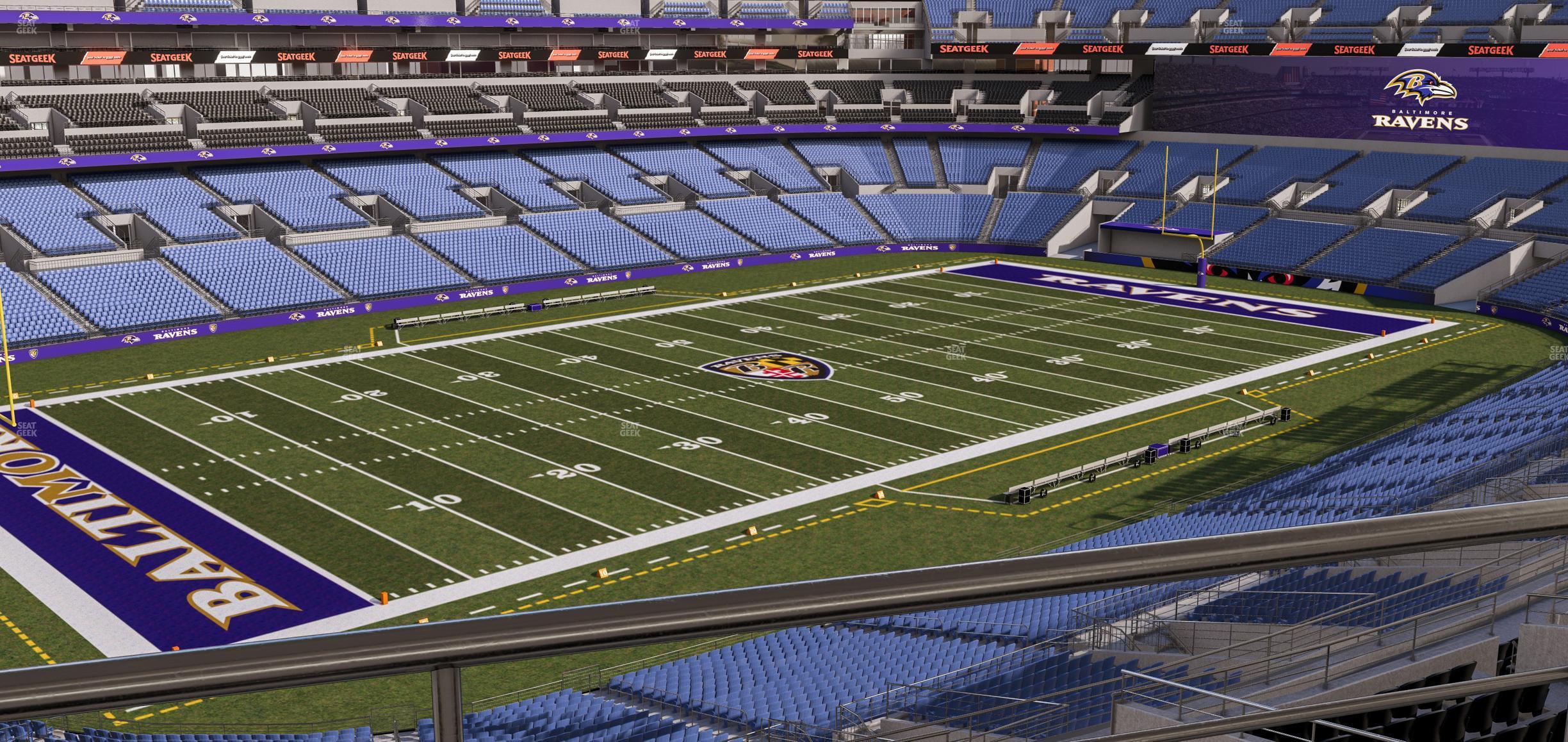 Seating view for M&T Bank Stadium Section Suite 450