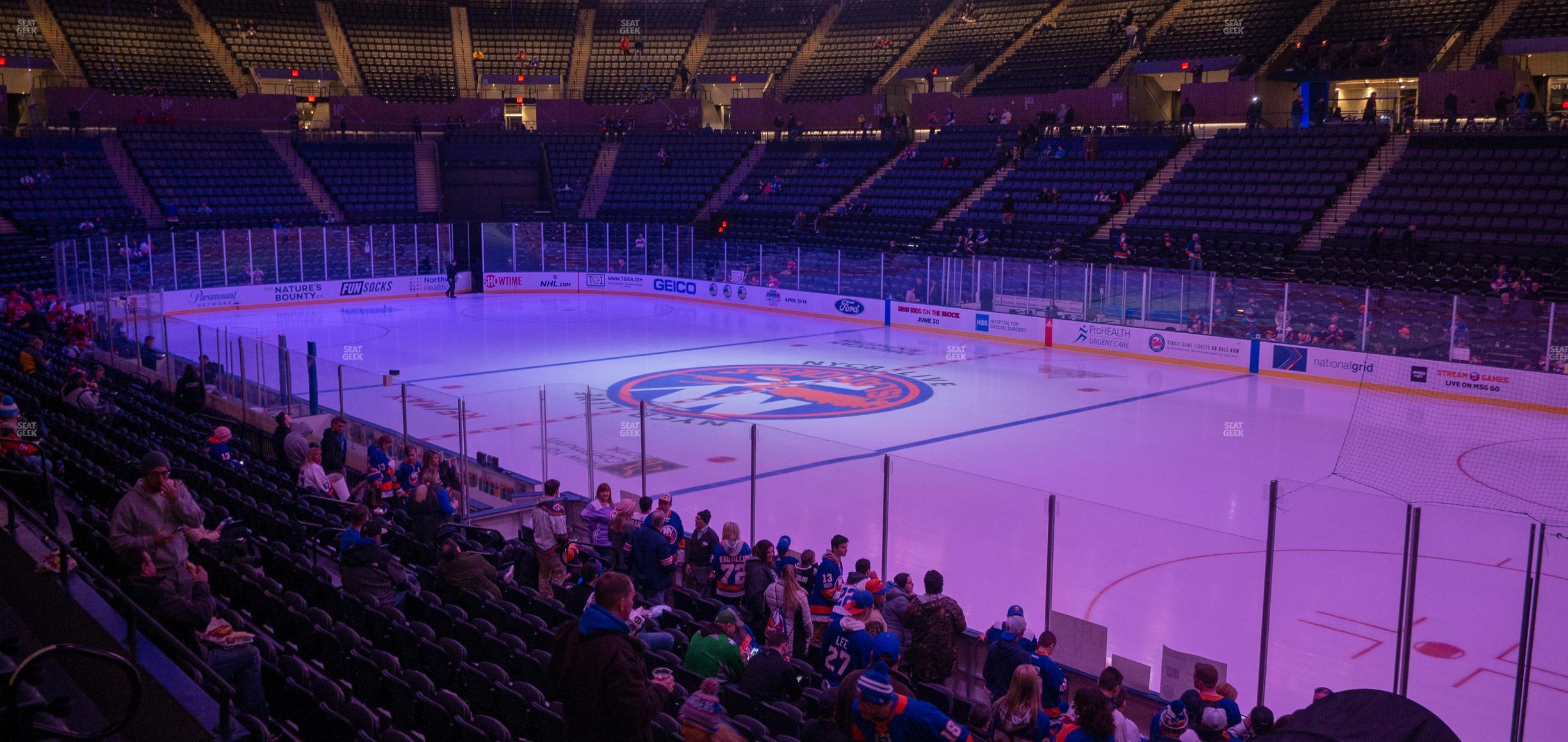 Seating view for Nassau Coliseum Section 114