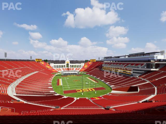 Seating view for Los Angeles Memorial Coliseum Section 315