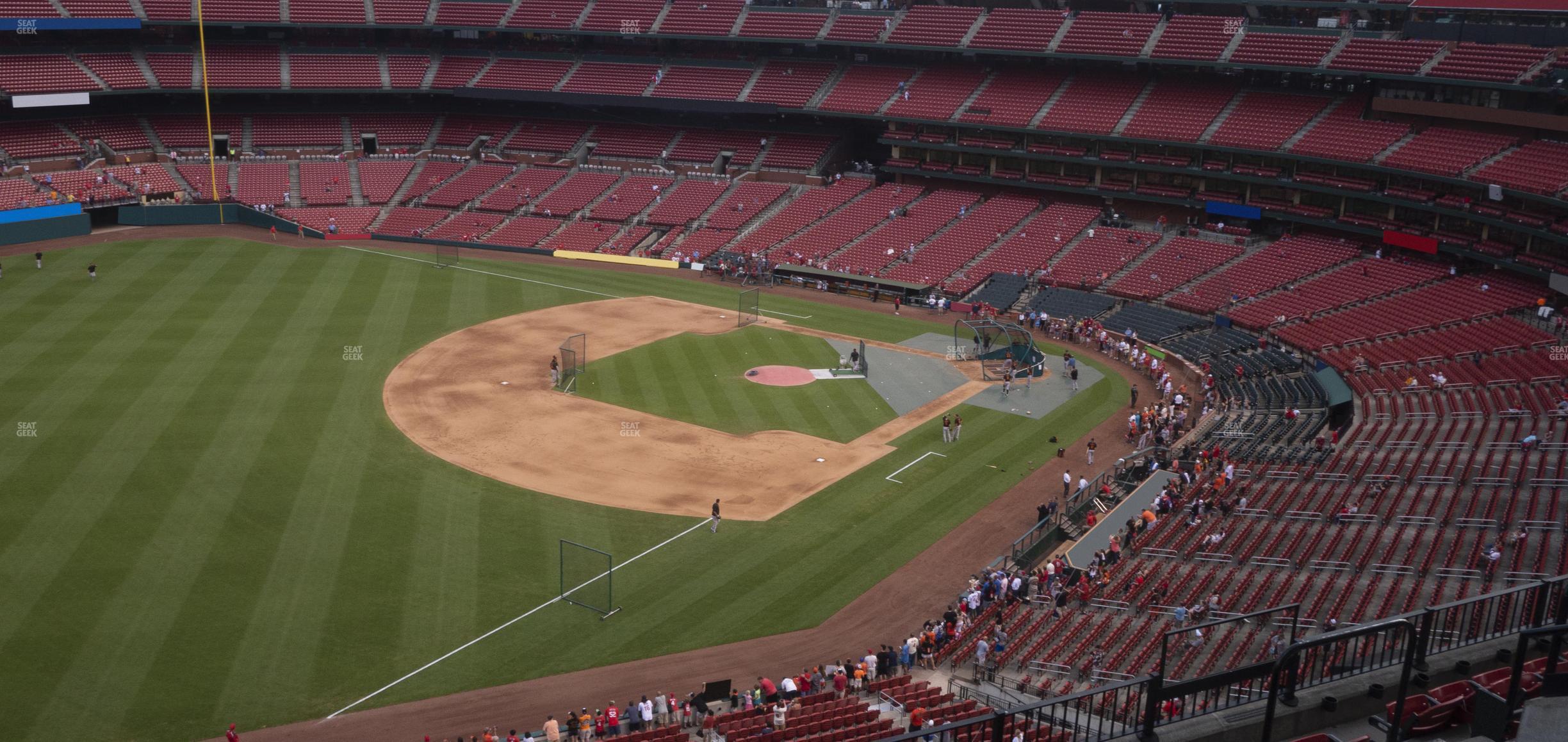 Seating view for Busch Stadium Section Left Field Pavilion 365