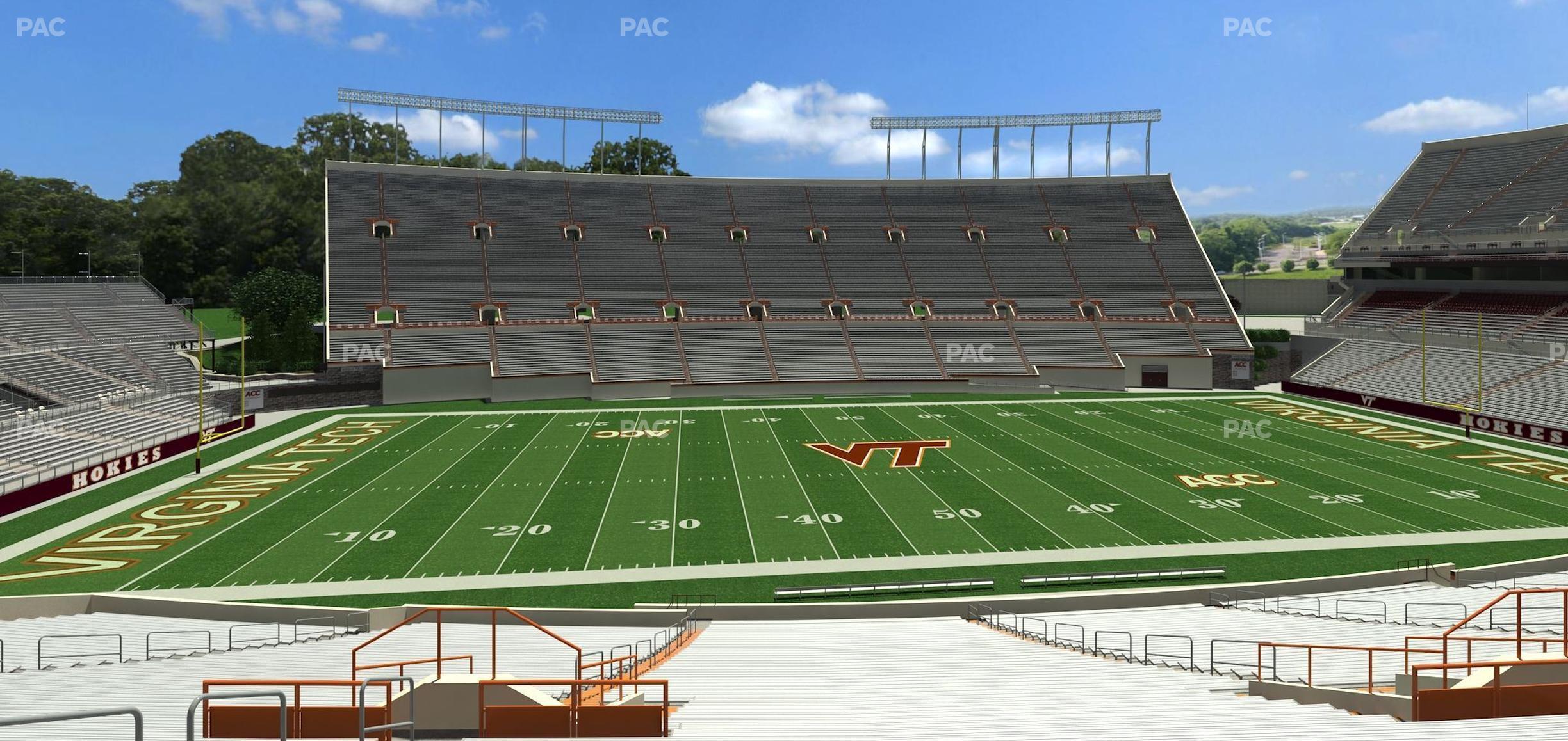 Seating view for Lane Stadium Section 112