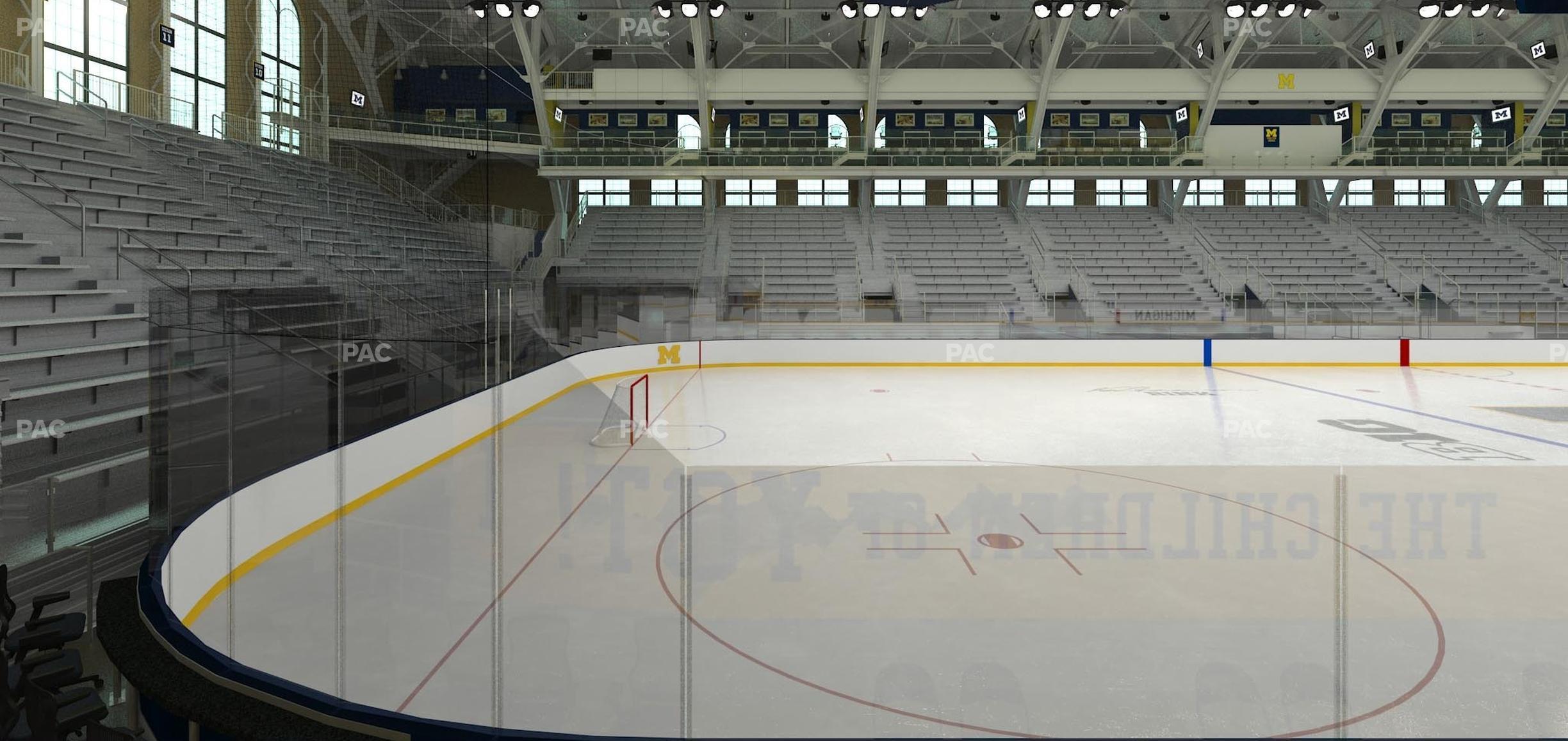 Seating view for Yost Arena Section 16