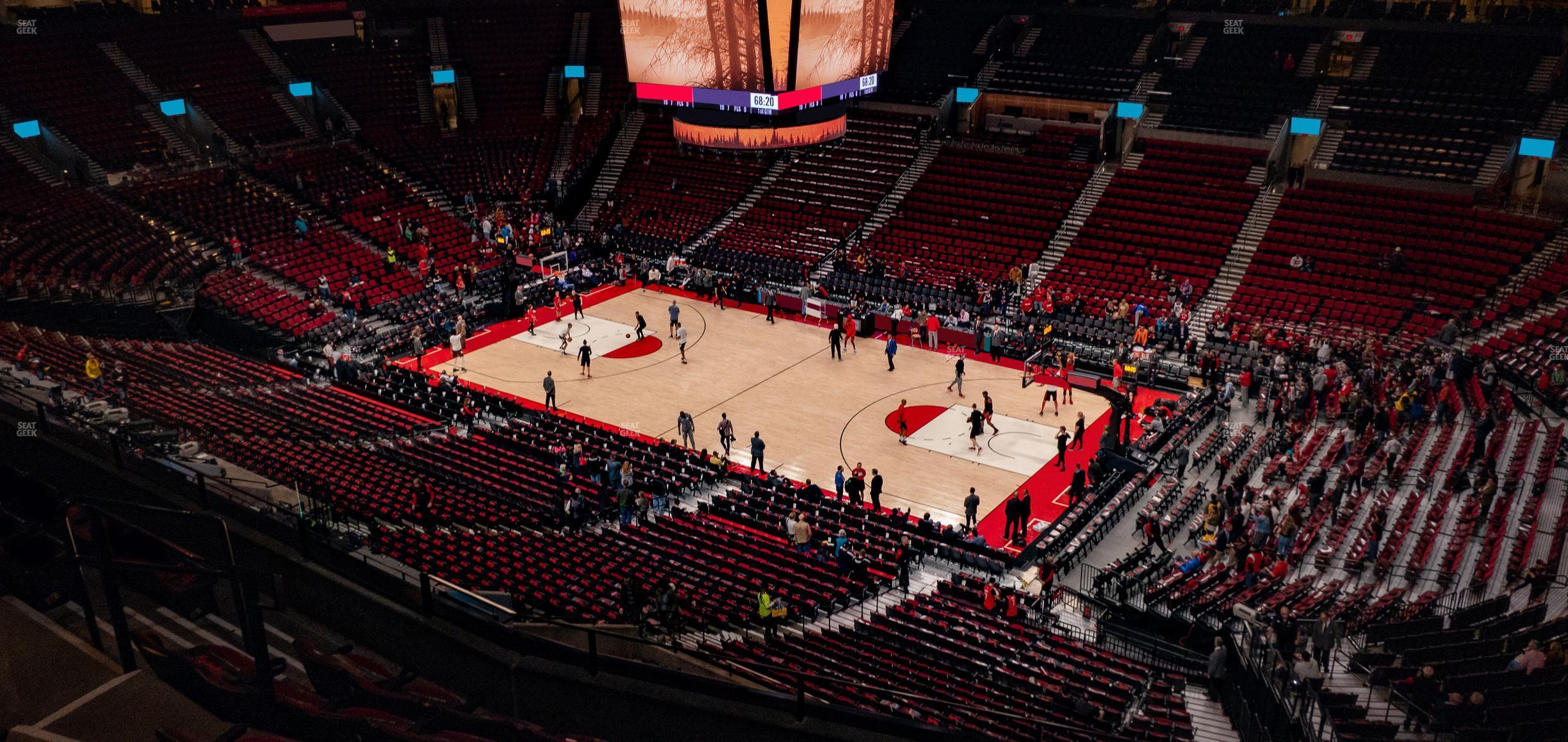 Seating view for Moda Center Section 315