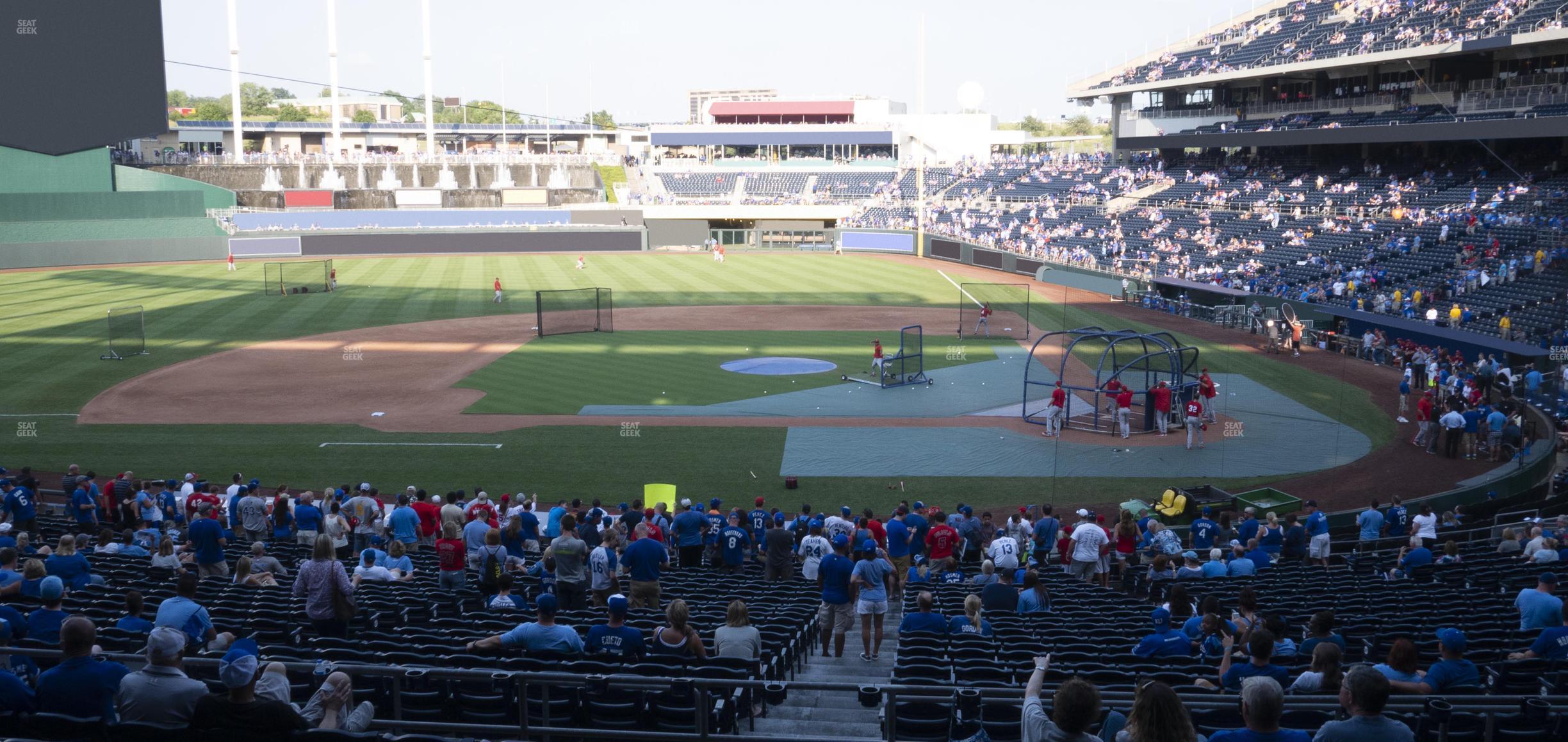 Seating view for Kauffman Stadium Section 223