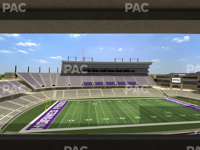 Seating view for Amon G Carter Stadium Section Champions Suite 13