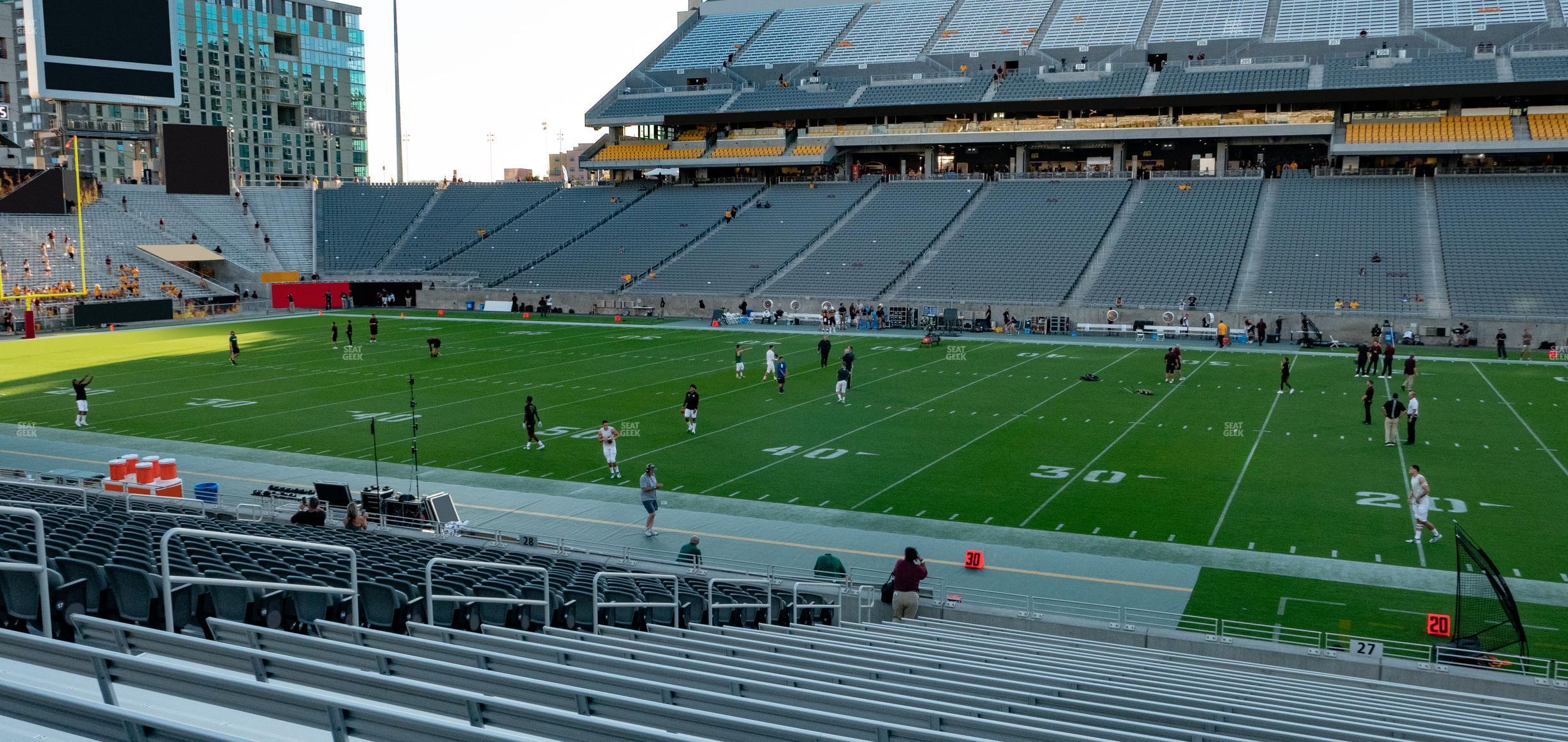 Seating view for Mountain America Stadium Section 27