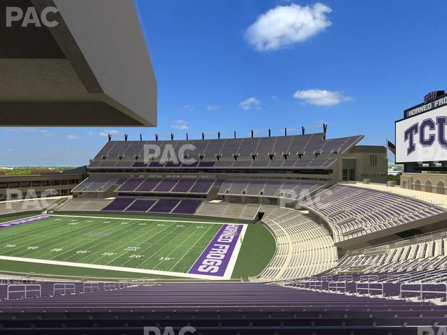 Seating view for Amon G Carter Stadium Section 230