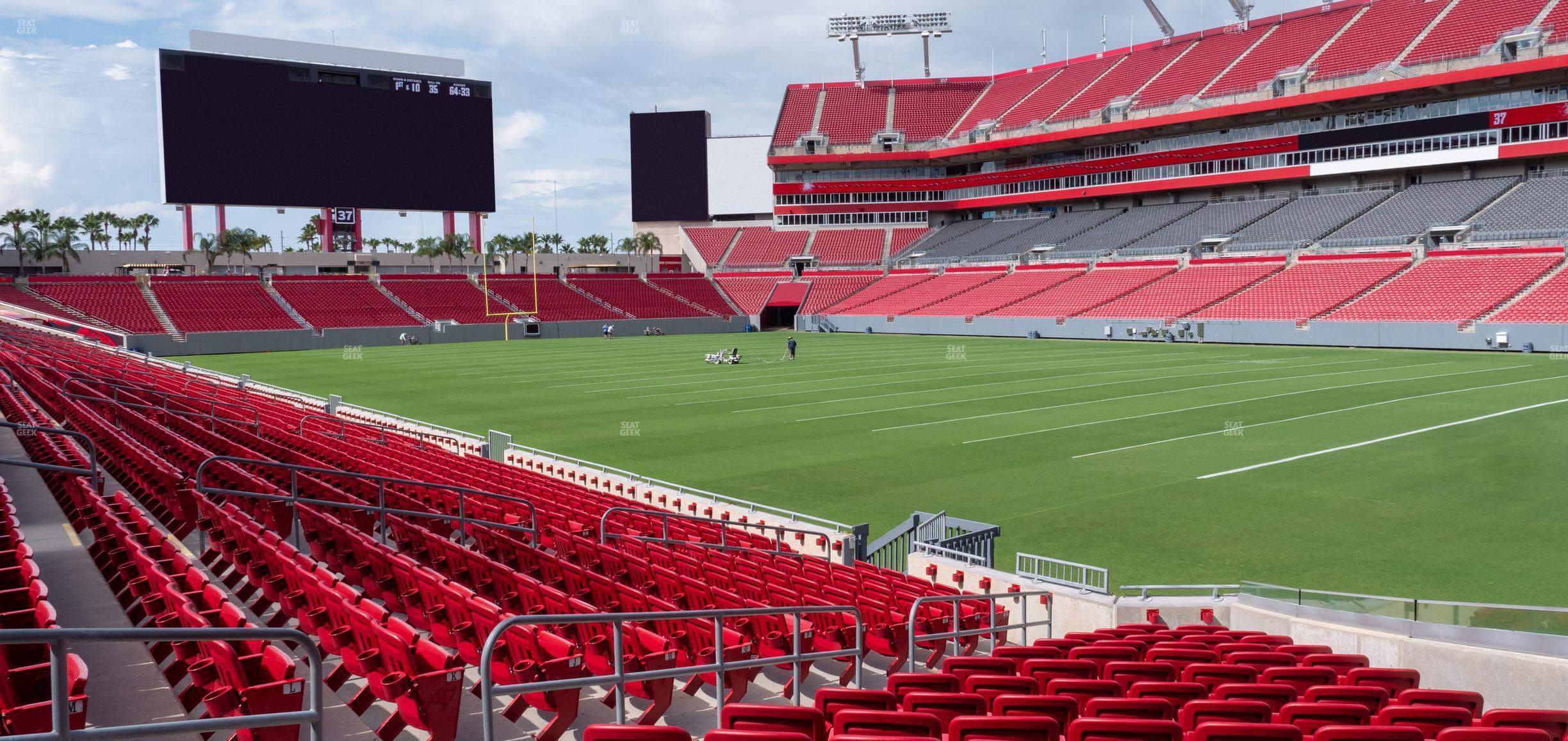 Seating view for Raymond James Stadium Section 143