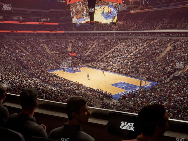 Seating view for Madison Square Garden Section Lexus Level Suite 55