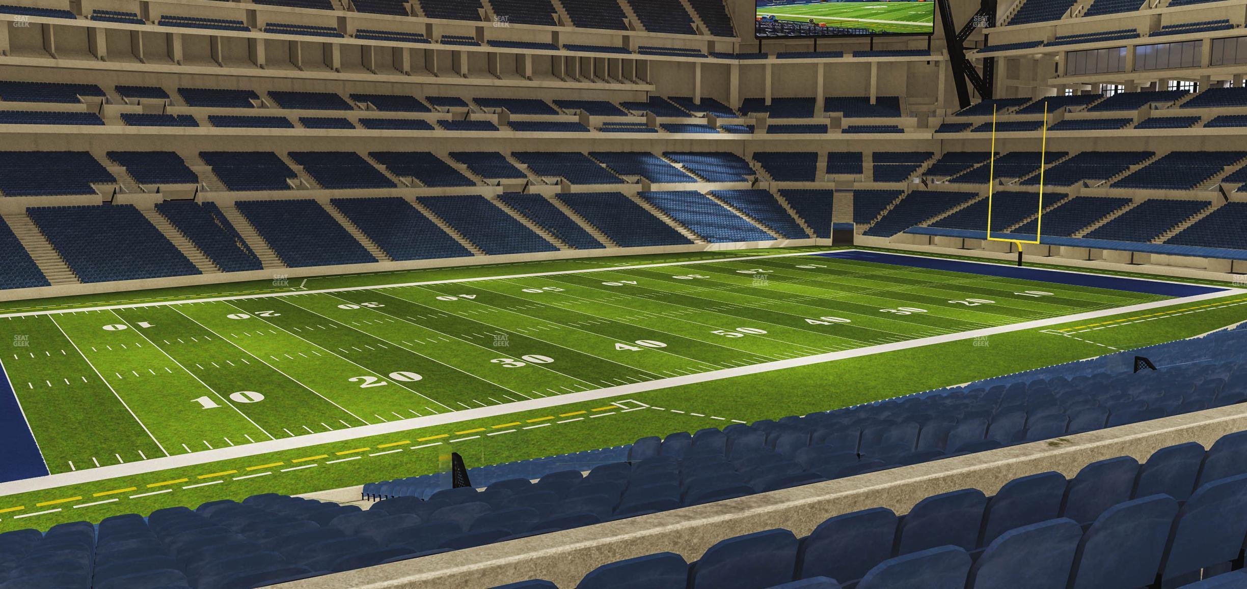 Seating view for Lucas Oil Stadium Section 244