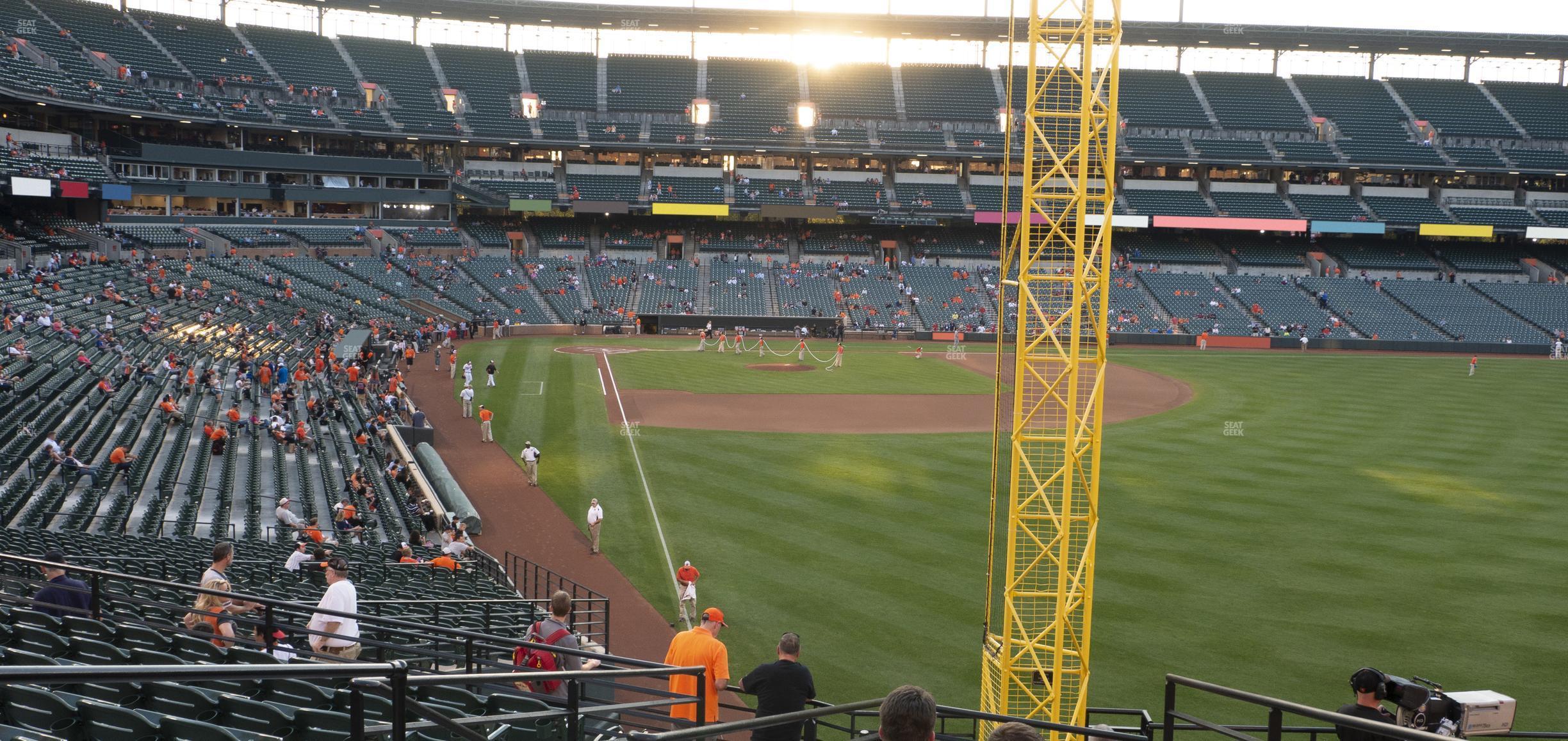 Seating view for Oriole Park at Camden Yards Section 1