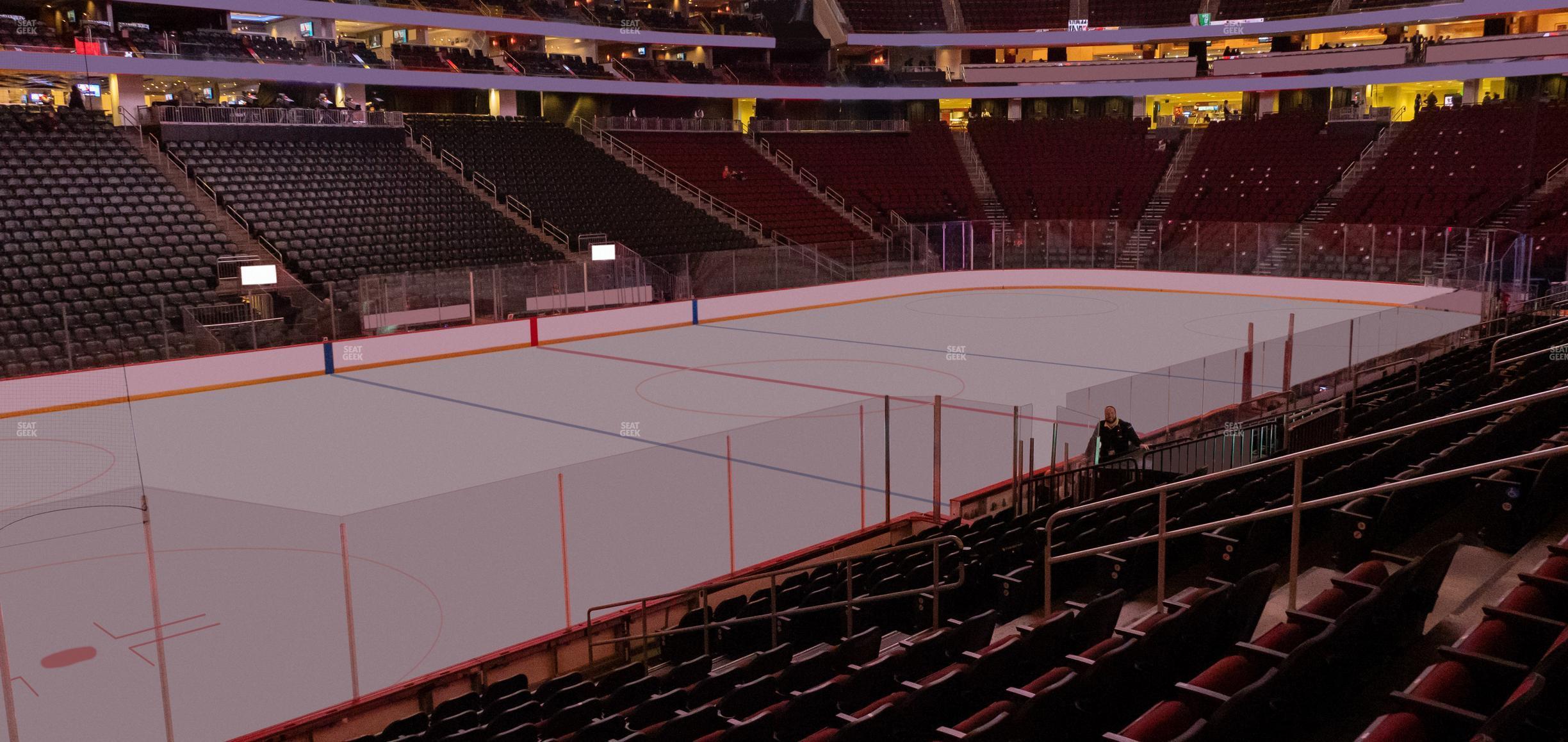 Seating view for Prudential Center Section 6