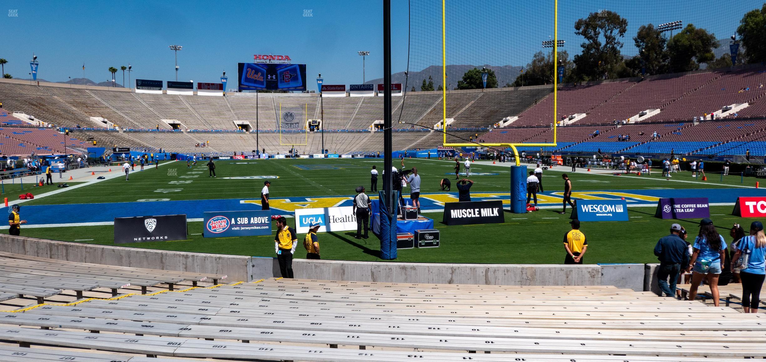 Seating view for Rose Bowl Stadium Section Lower 25