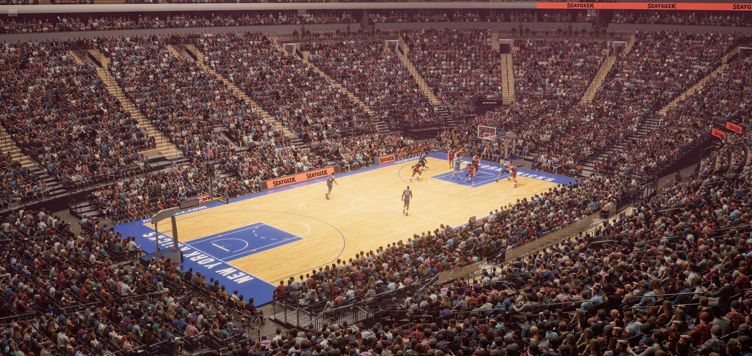 Seating view for Madison Square Garden Section 221