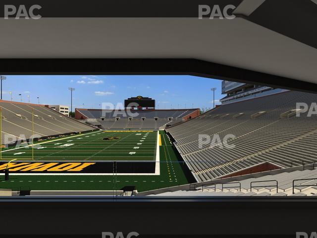 Seating view for Kinnick Stadium Section Ironmen Box 15