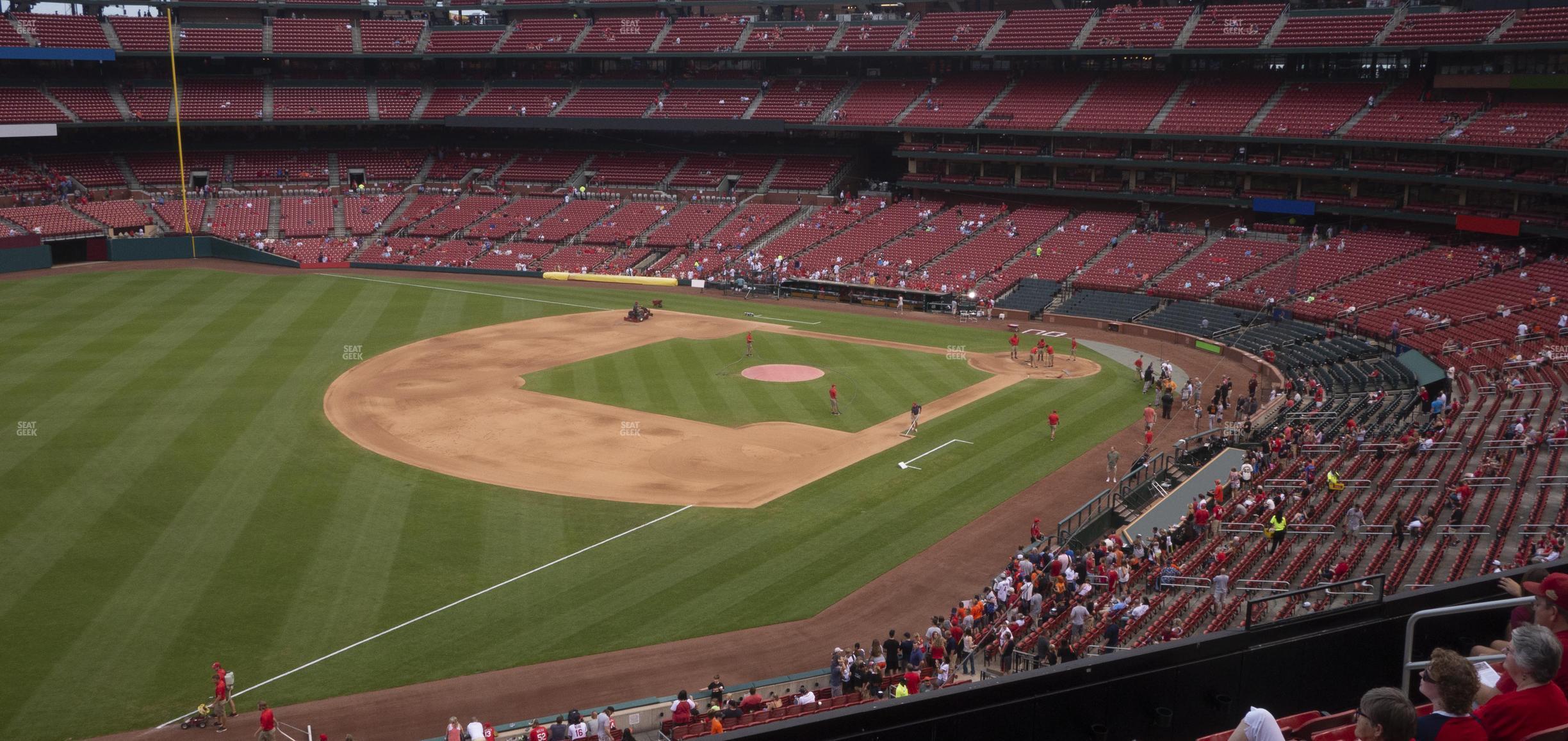 Seating view for Busch Stadium Section Left Field Loge 265