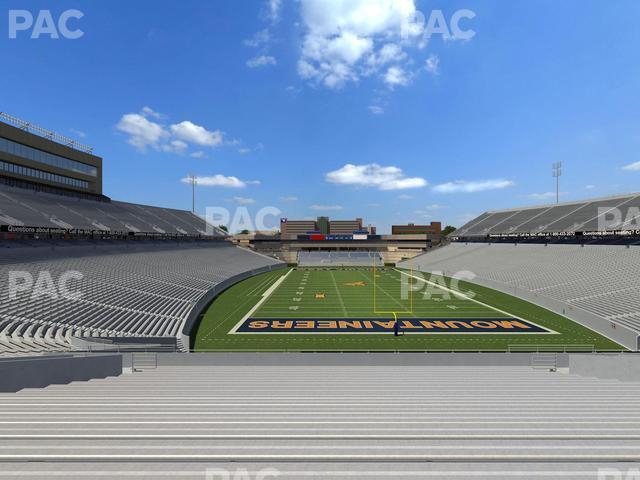 Seating view for Mountaineer Field at Milan Puskar Stadium Section 134