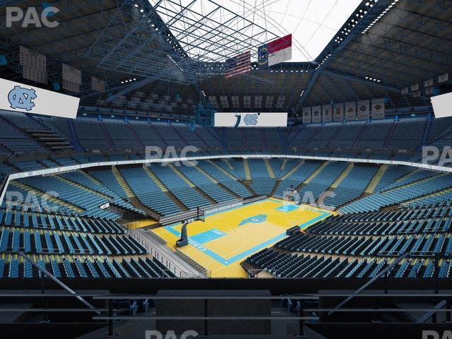 Seating view for Dean Smith Center Section 221