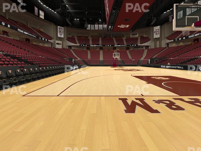 Seating view for Reed Arena Section Floor 2