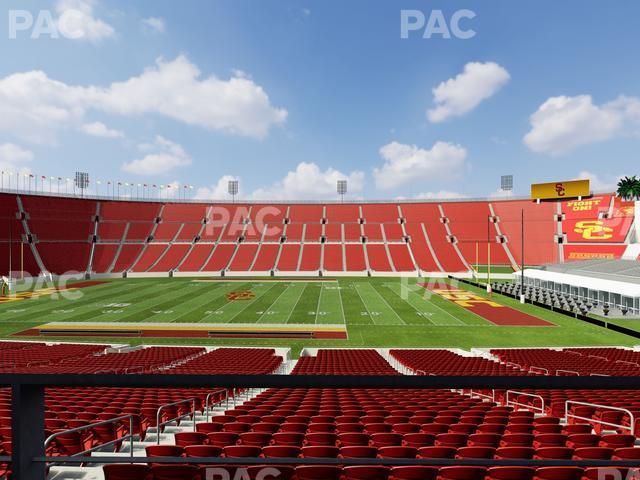 Seating view for Los Angeles Memorial Coliseum Section 105 B