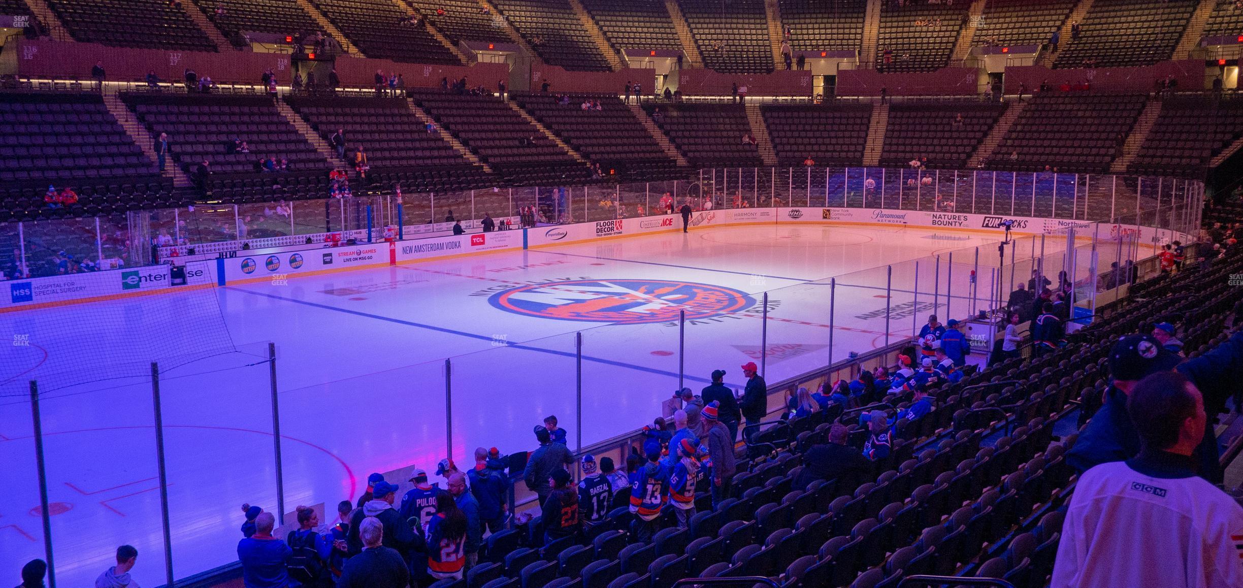 Seating view for Nassau Coliseum Section 106