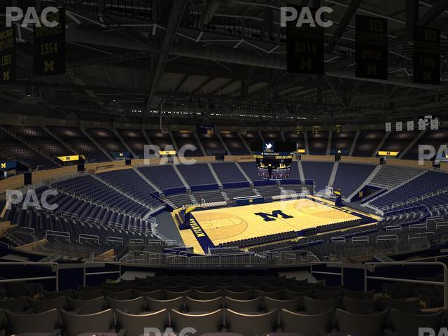 Seating view for Crisler Center Section 208