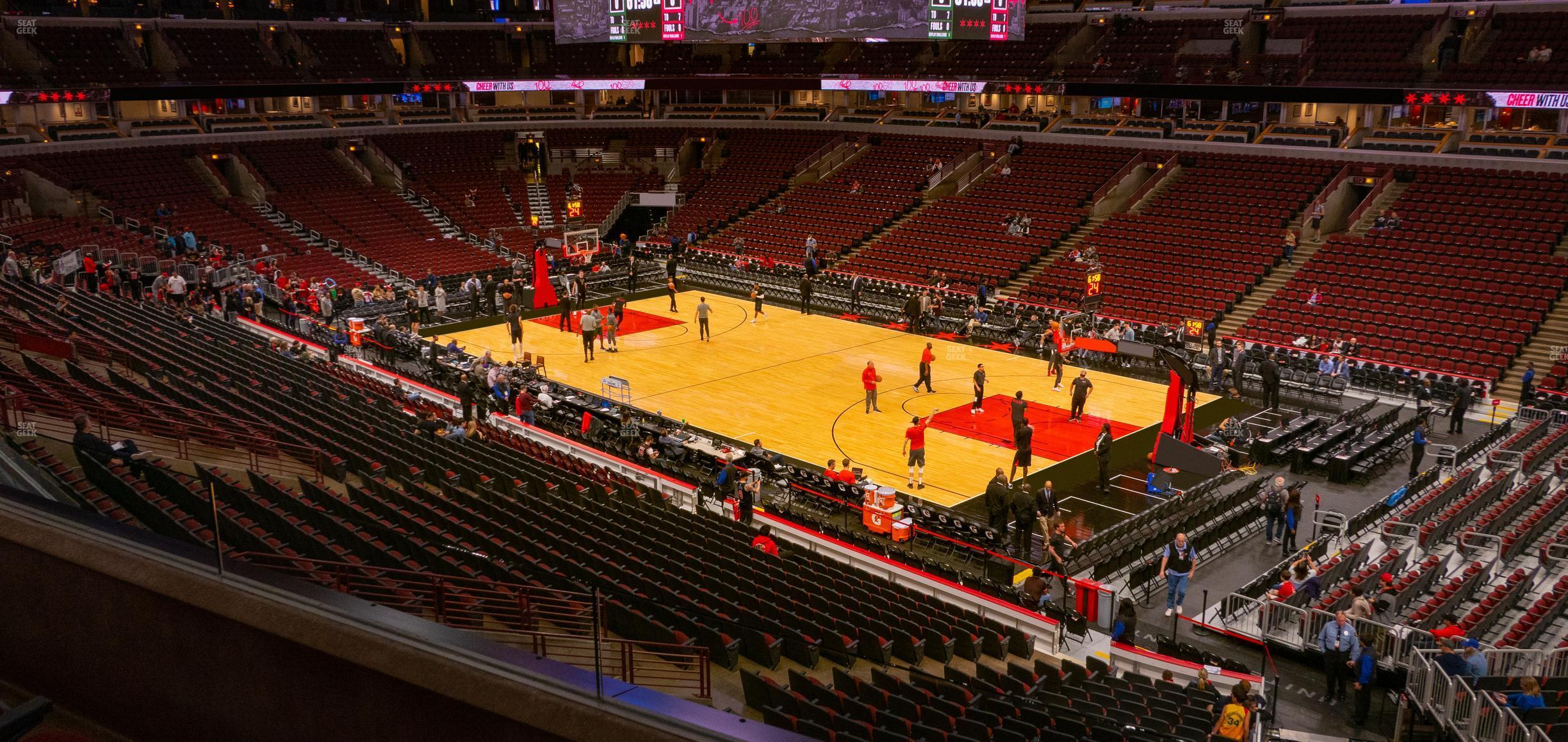 Seating view for United Center Section 231