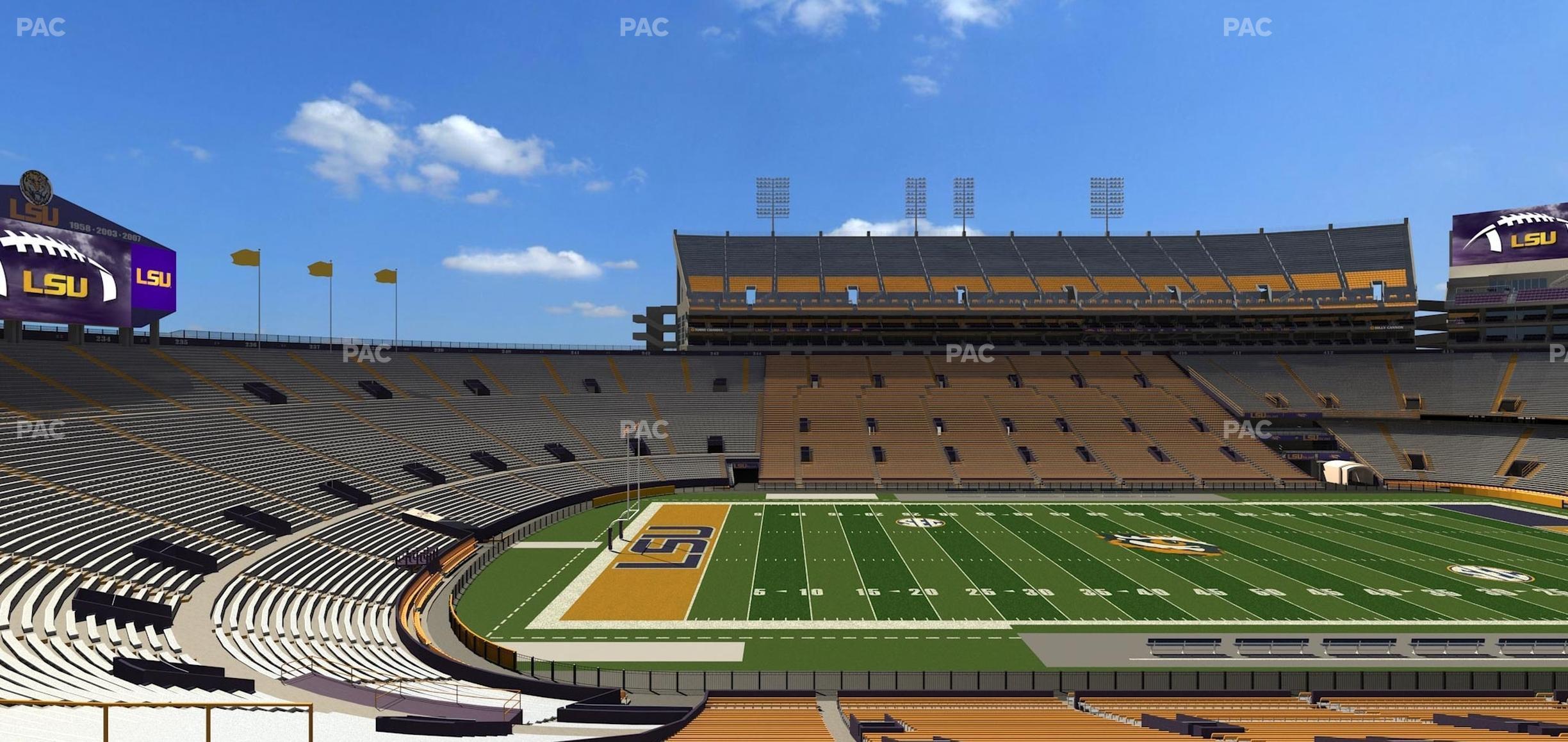 Seating view for Tiger Stadium Section 106