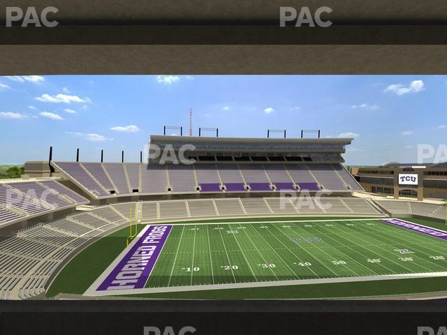 Seating view for Amon G Carter Stadium Section Champions Suite 14