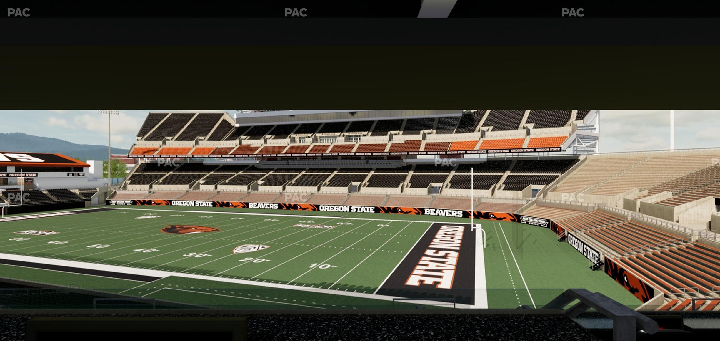 Seating view for Reser Stadium Section West Loge 12