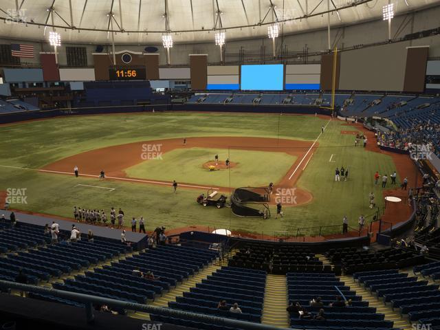 Seating view for Tropicana Field Section 205