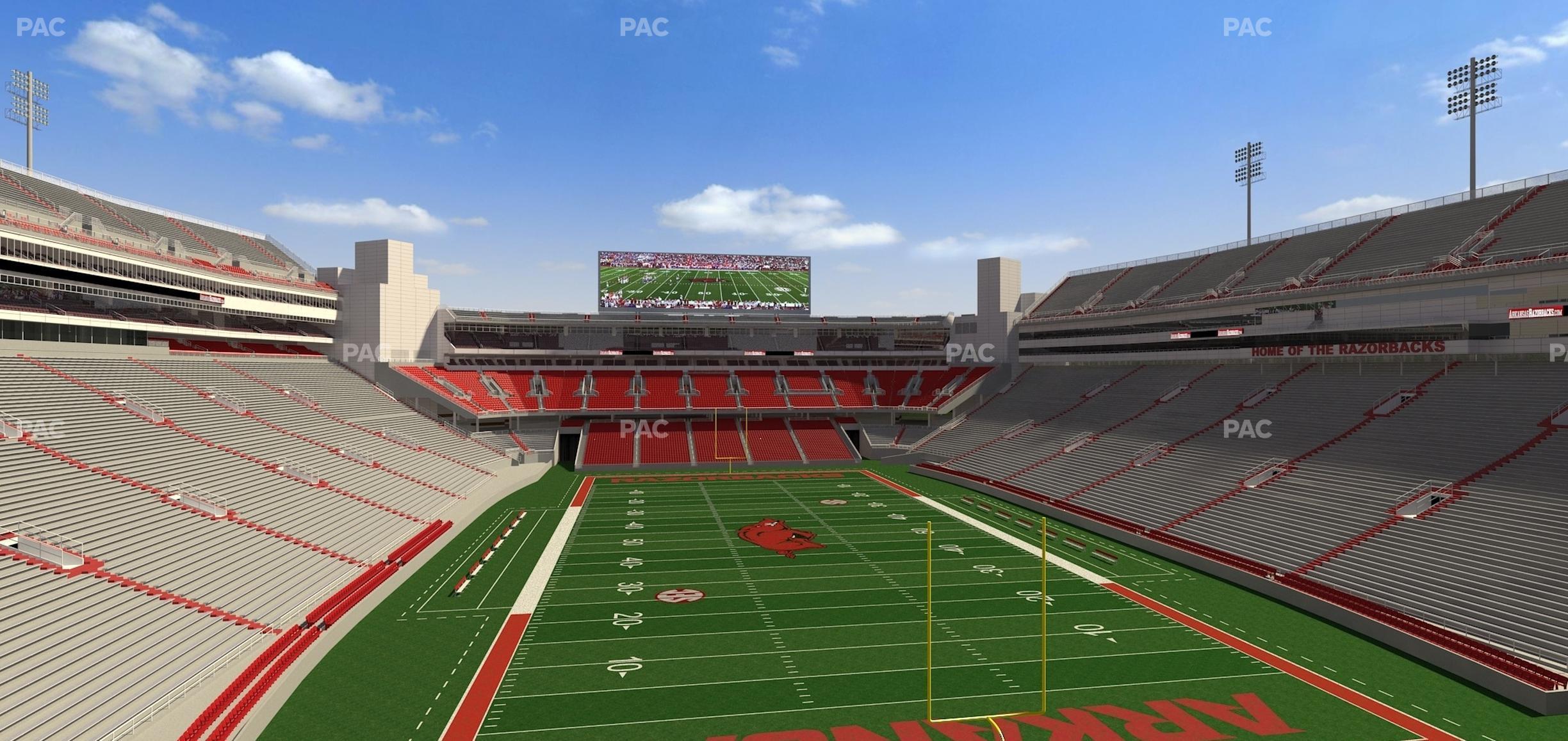 Seating view for Razorback Stadium Section Suite 31