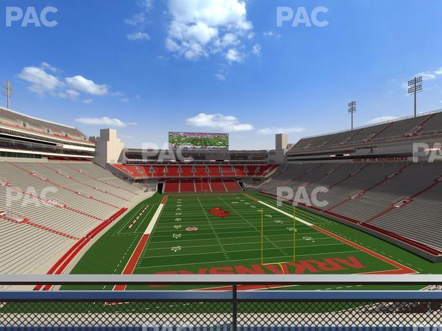 Seating view for Razorback Stadium Section Suite 31