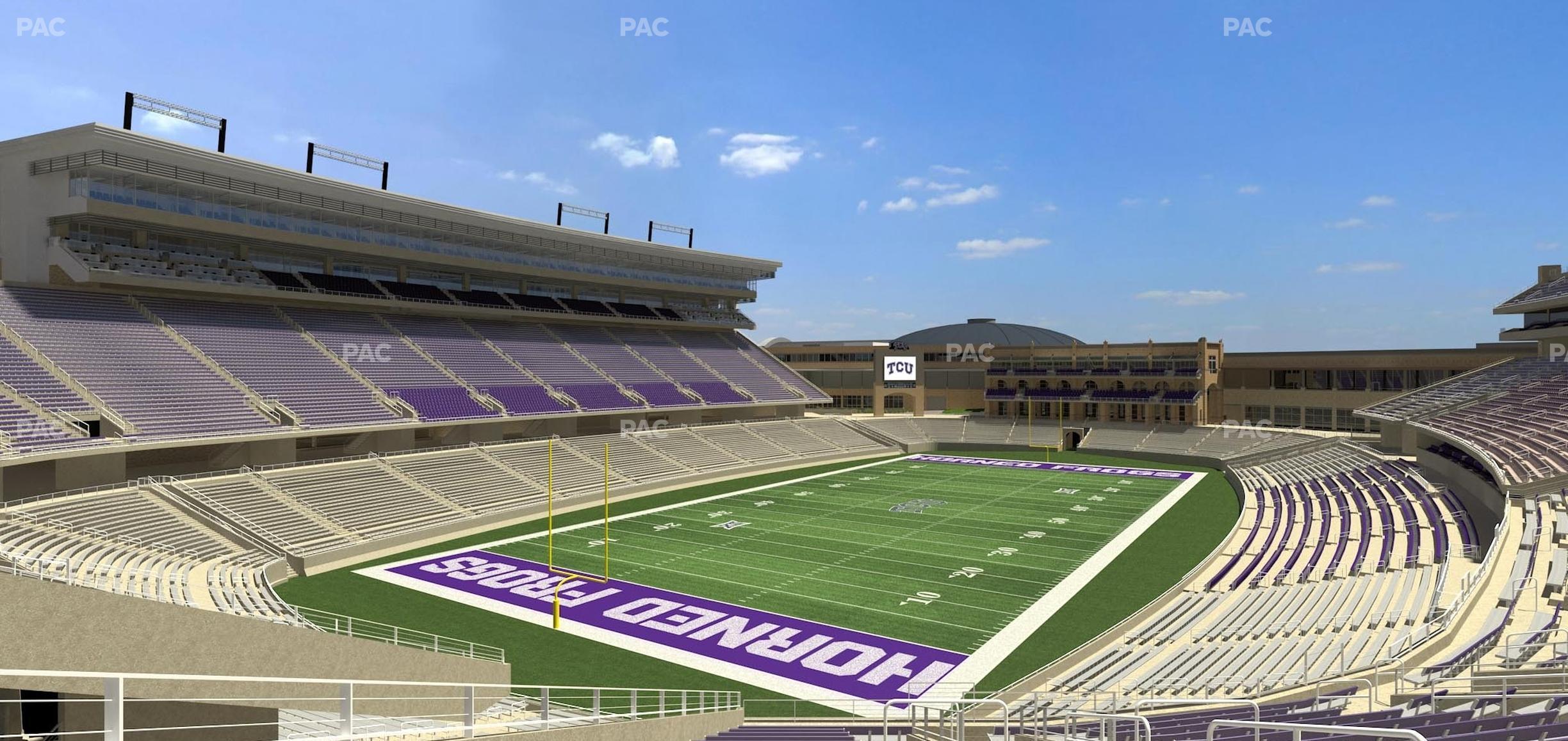 Seating view for Amon G. Carter Stadium Section 217