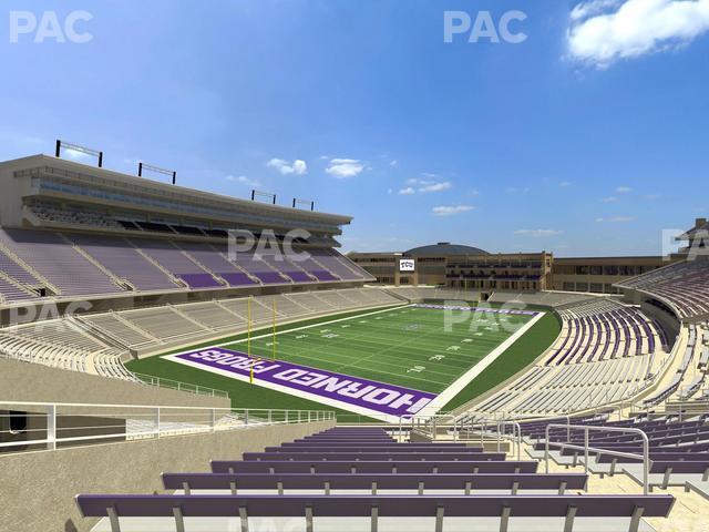 Seating view for Amon G Carter Stadium Section 217