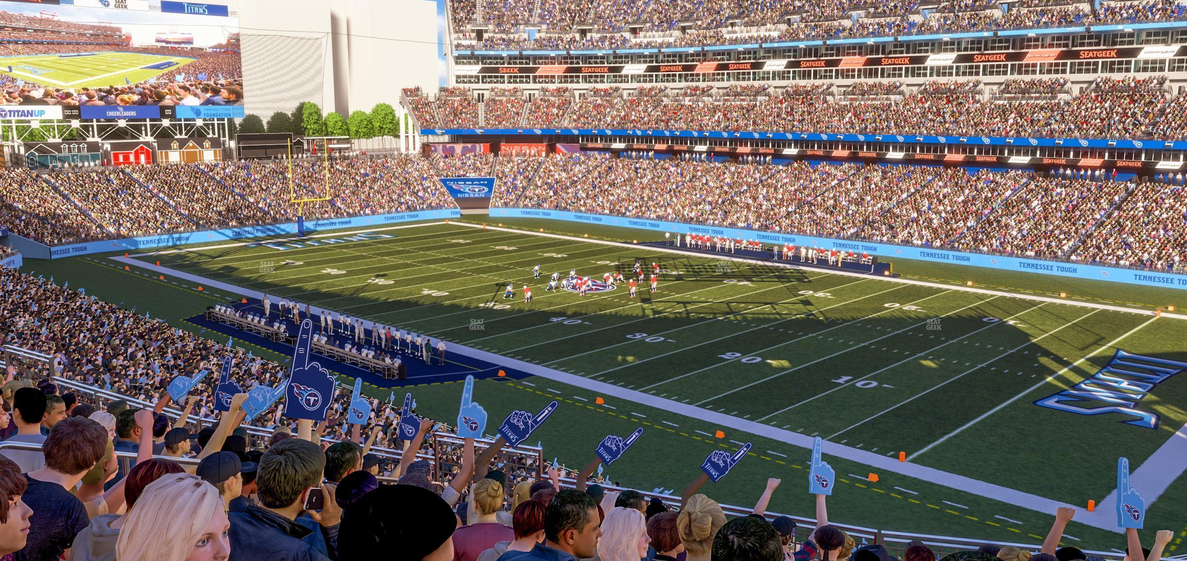 Seating view for Nissan Stadium Section 229