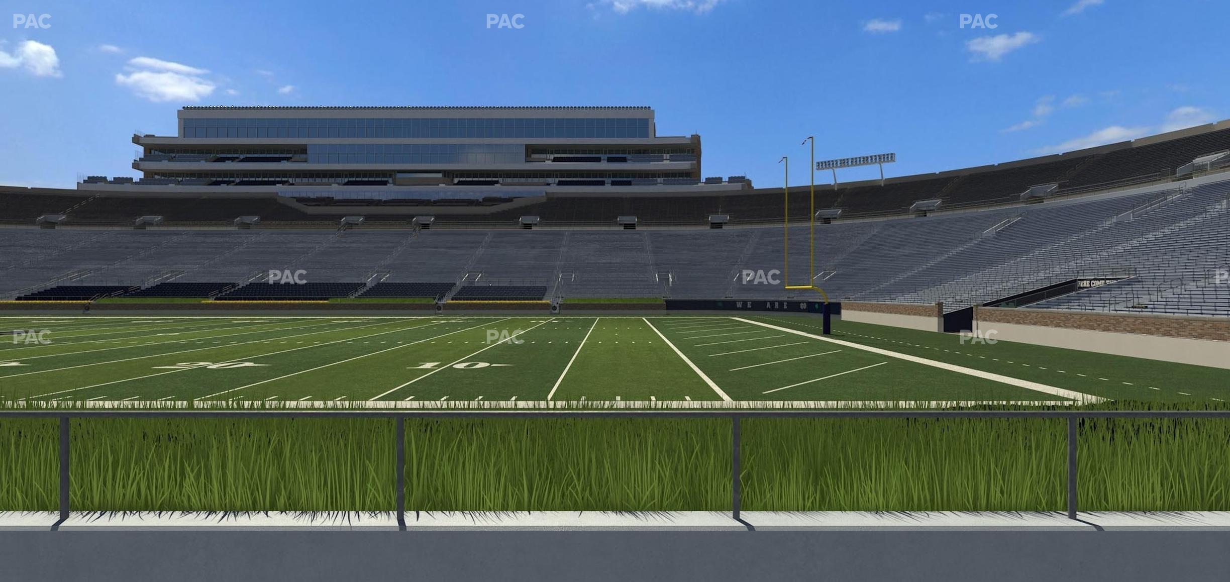 Seating view for Notre Dame Stadium Section 7