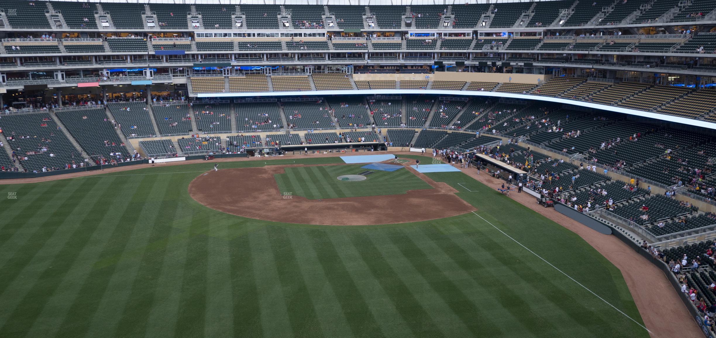 Seating view for Target Field Section 331