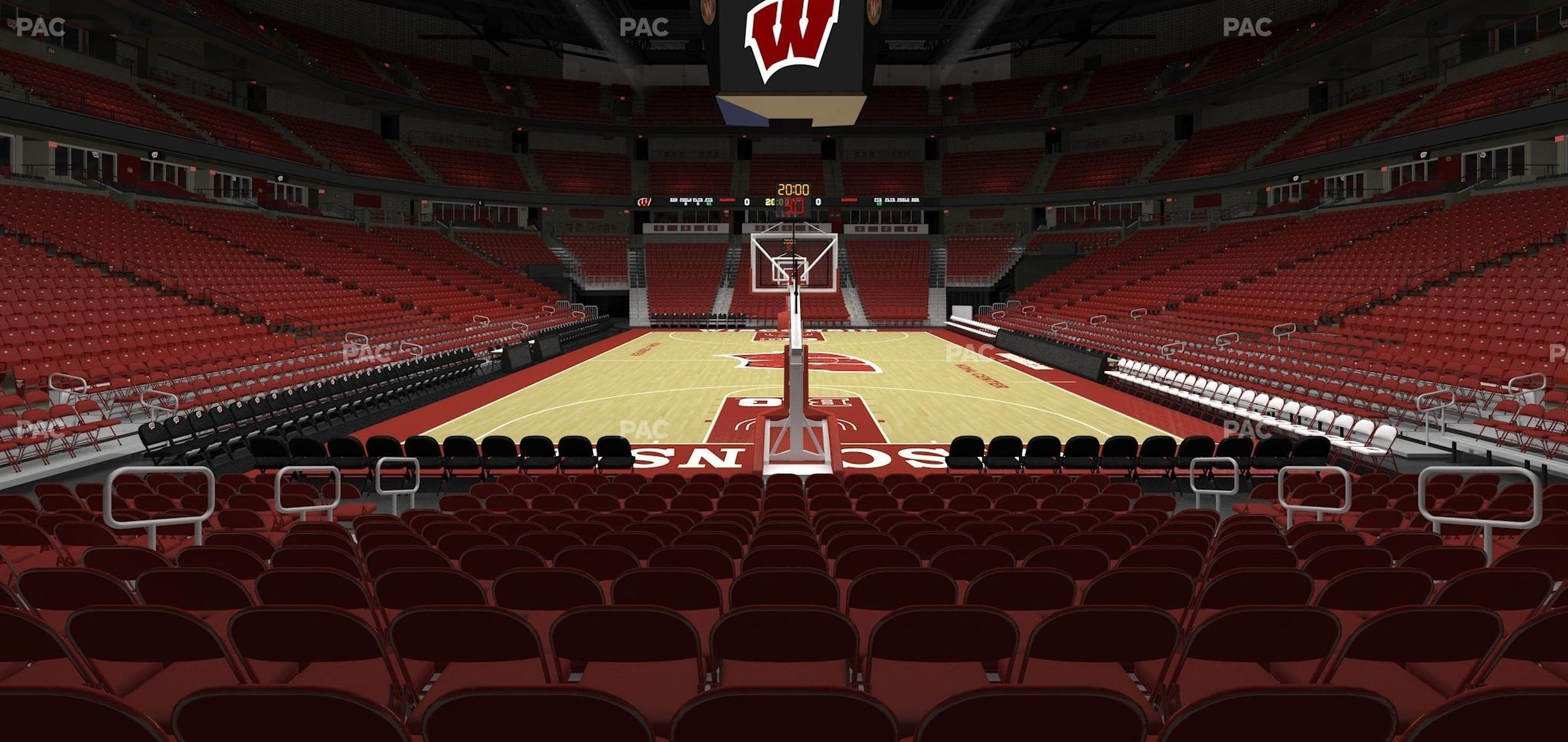 Seating view for Kohl Center Section 101