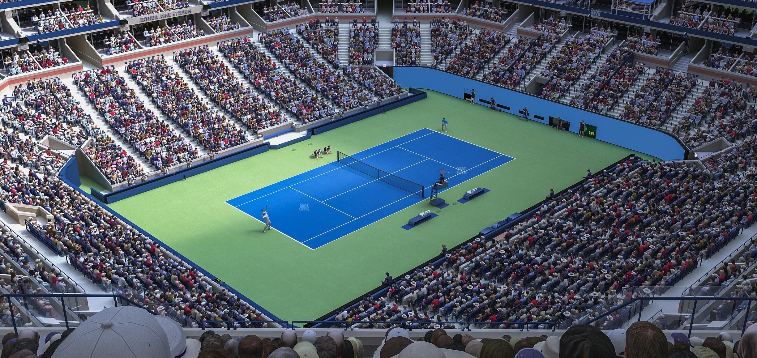 Seating view for Arthur Ashe Stadium Section 326