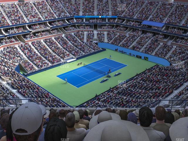 Seating view for Arthur Ashe Stadium Section 326