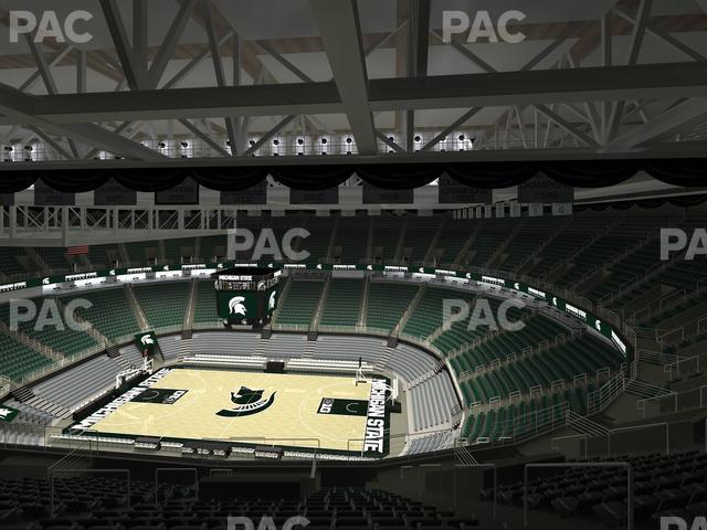 Seating view for Jack Breslin Student Events Center Section Bleachers 207