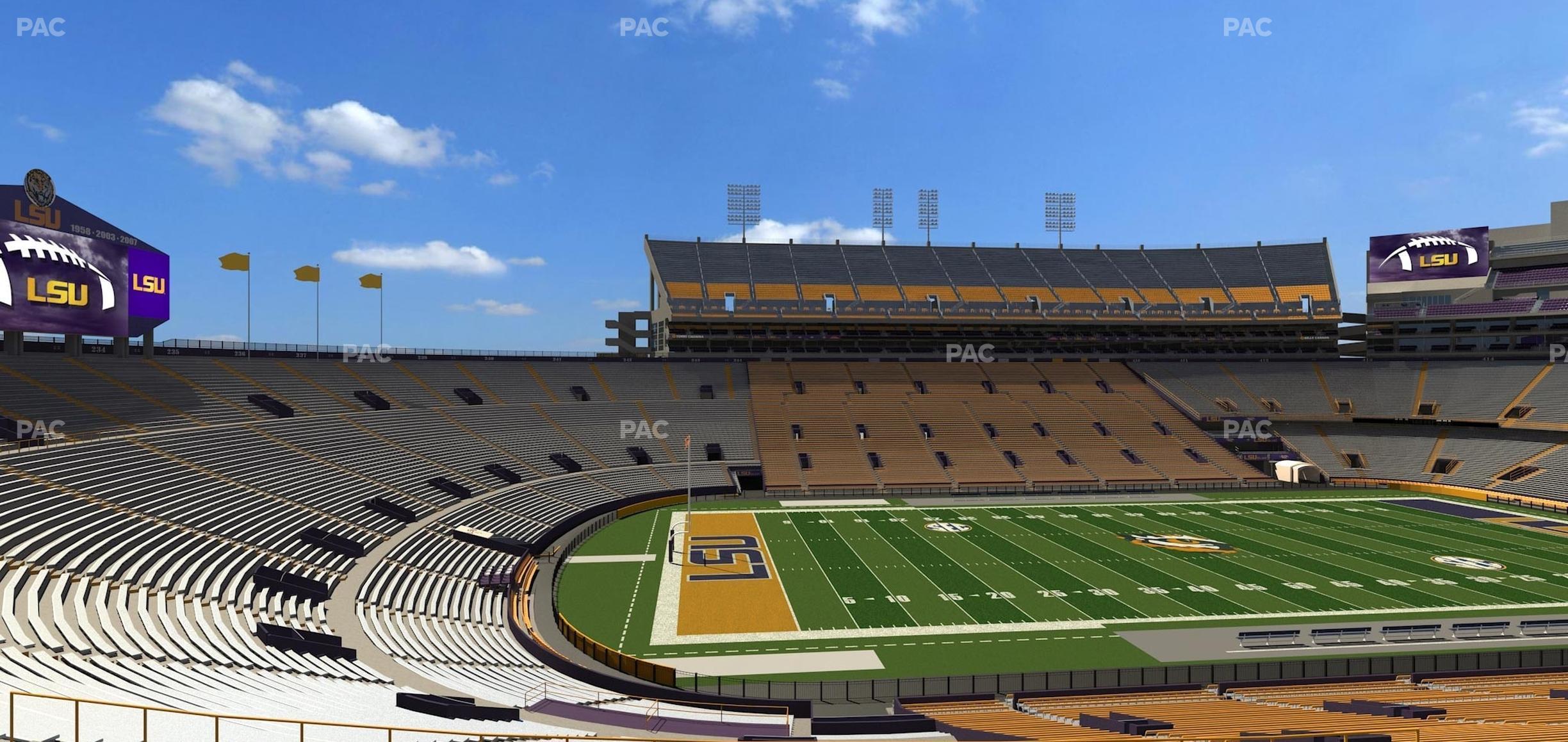 Seating view for Tiger Stadium Section 223