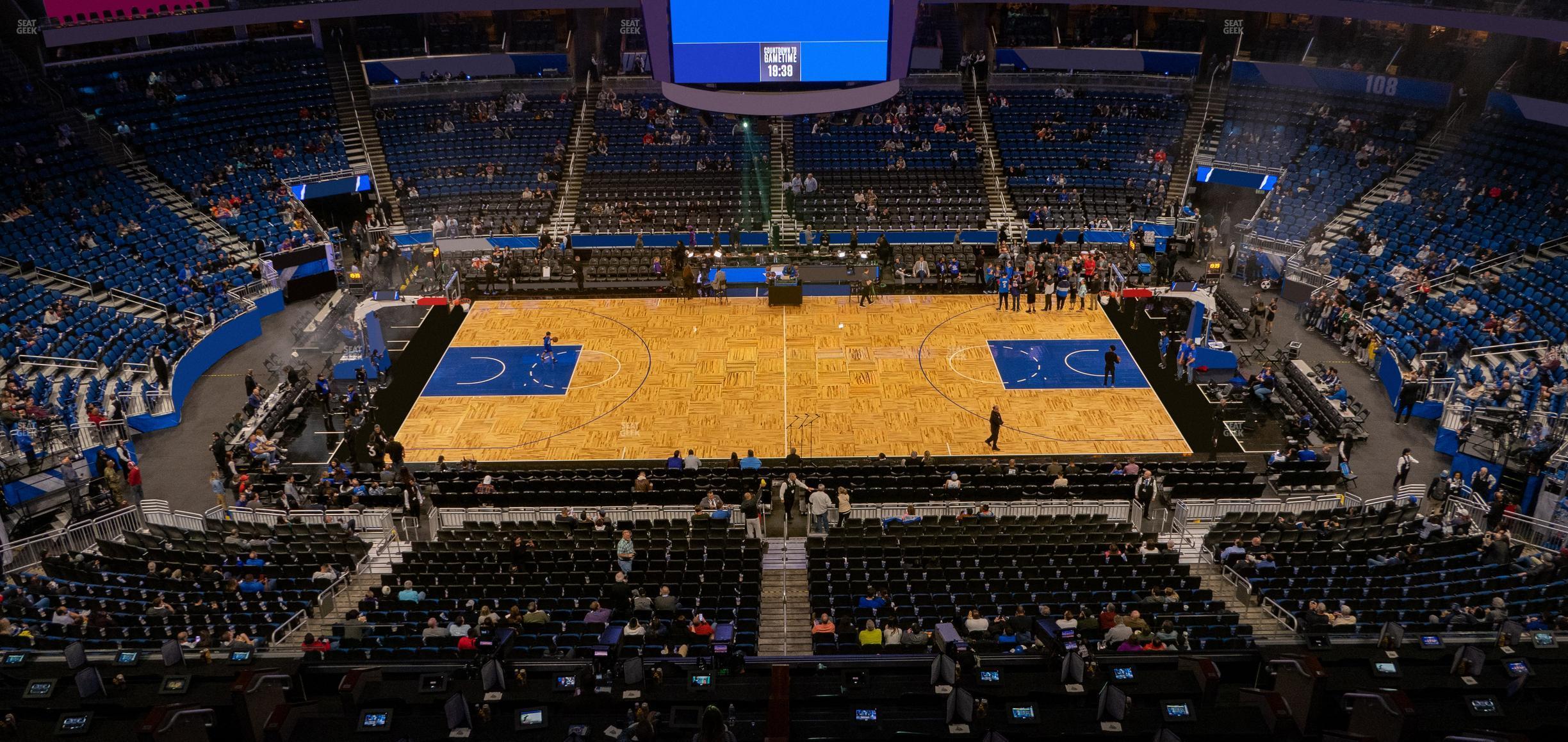 Seating view for Kia Center Section 225