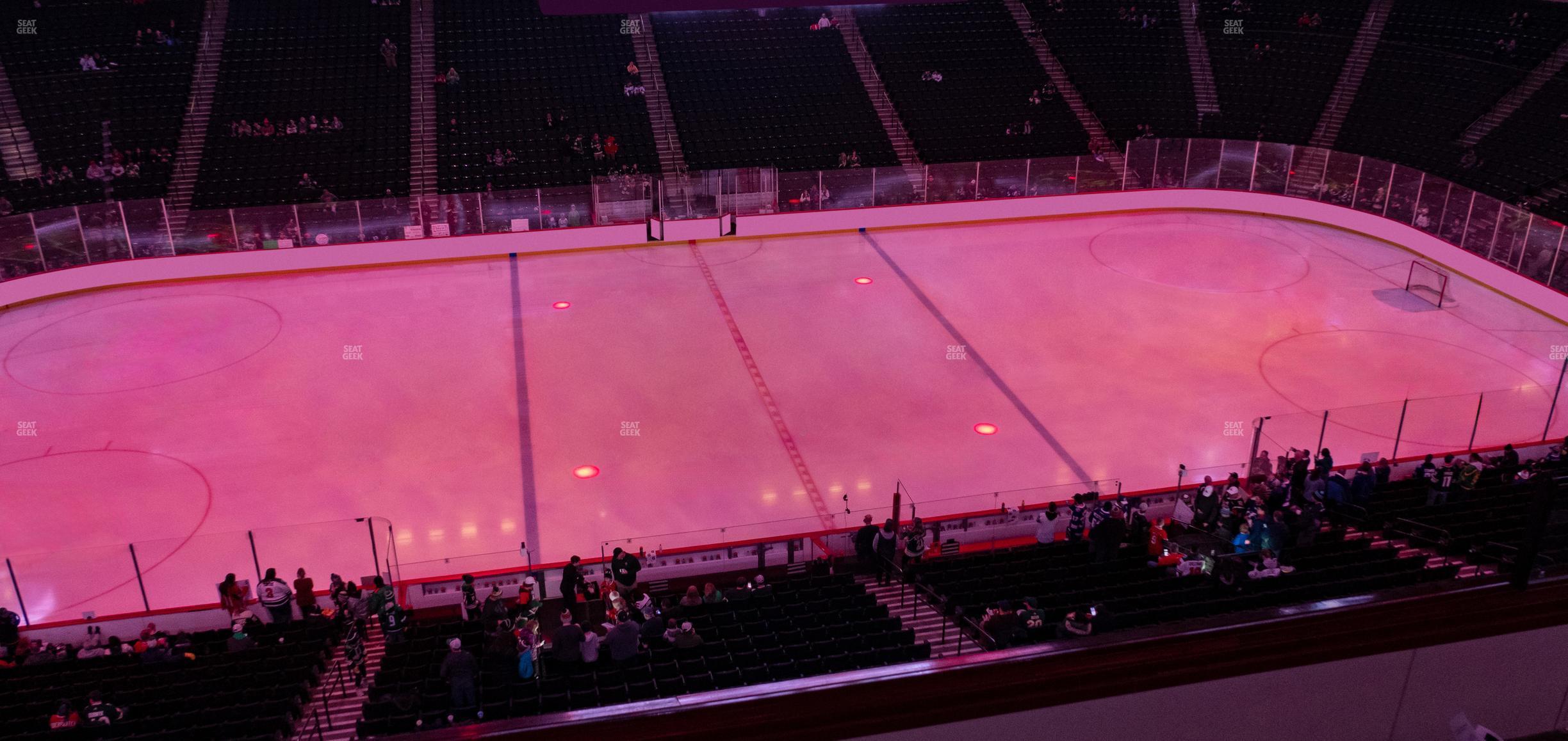 Seating view for Xcel Energy Center Section Club 27